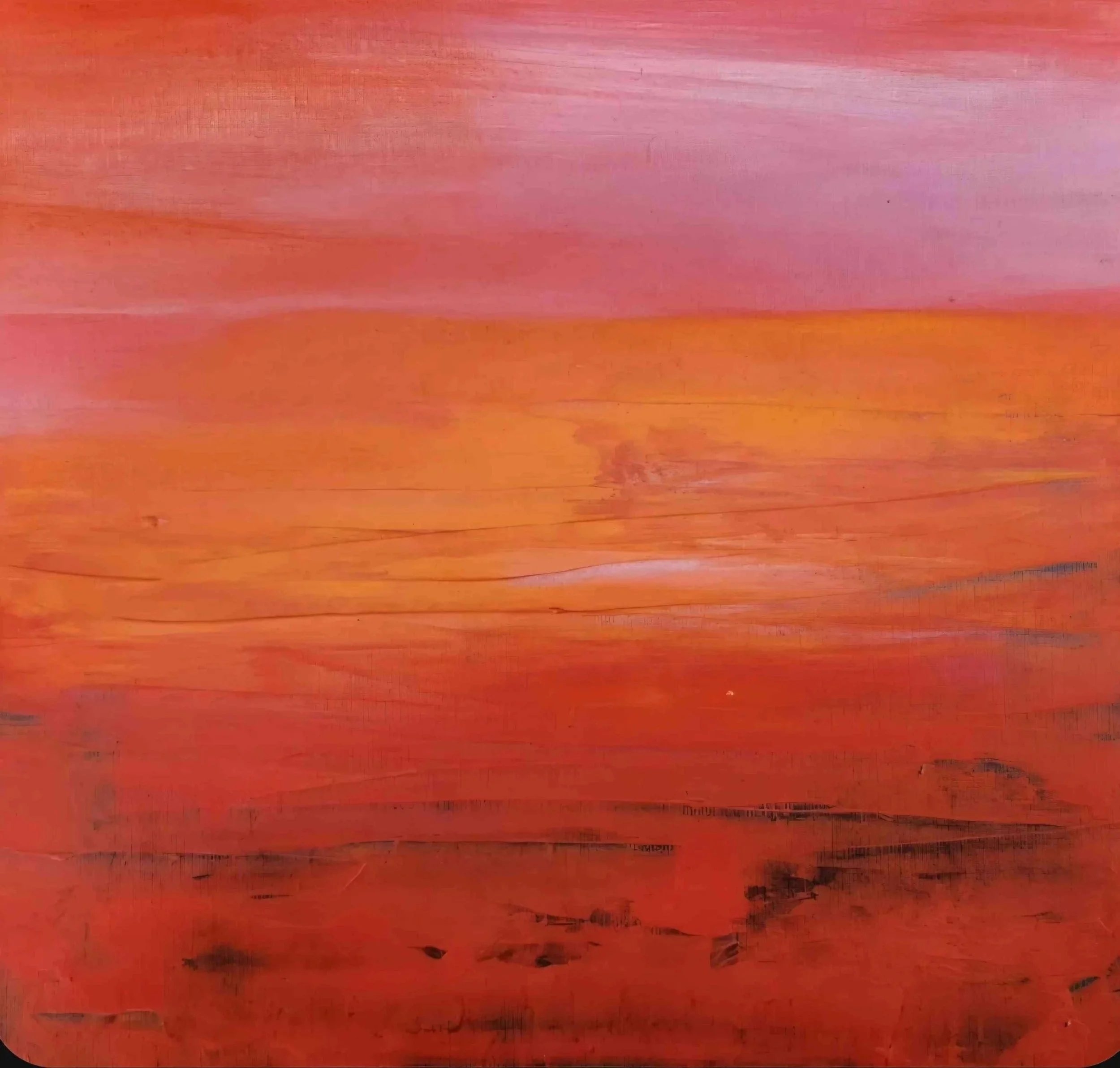 Crimson Horizon by Laila Sheikh. Acrylic. $200.00.