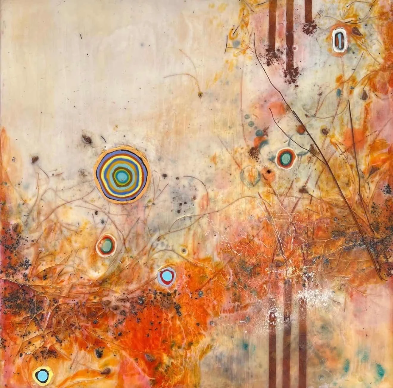 Found in Nature by Karen Story. Mixed Media. SOLD.