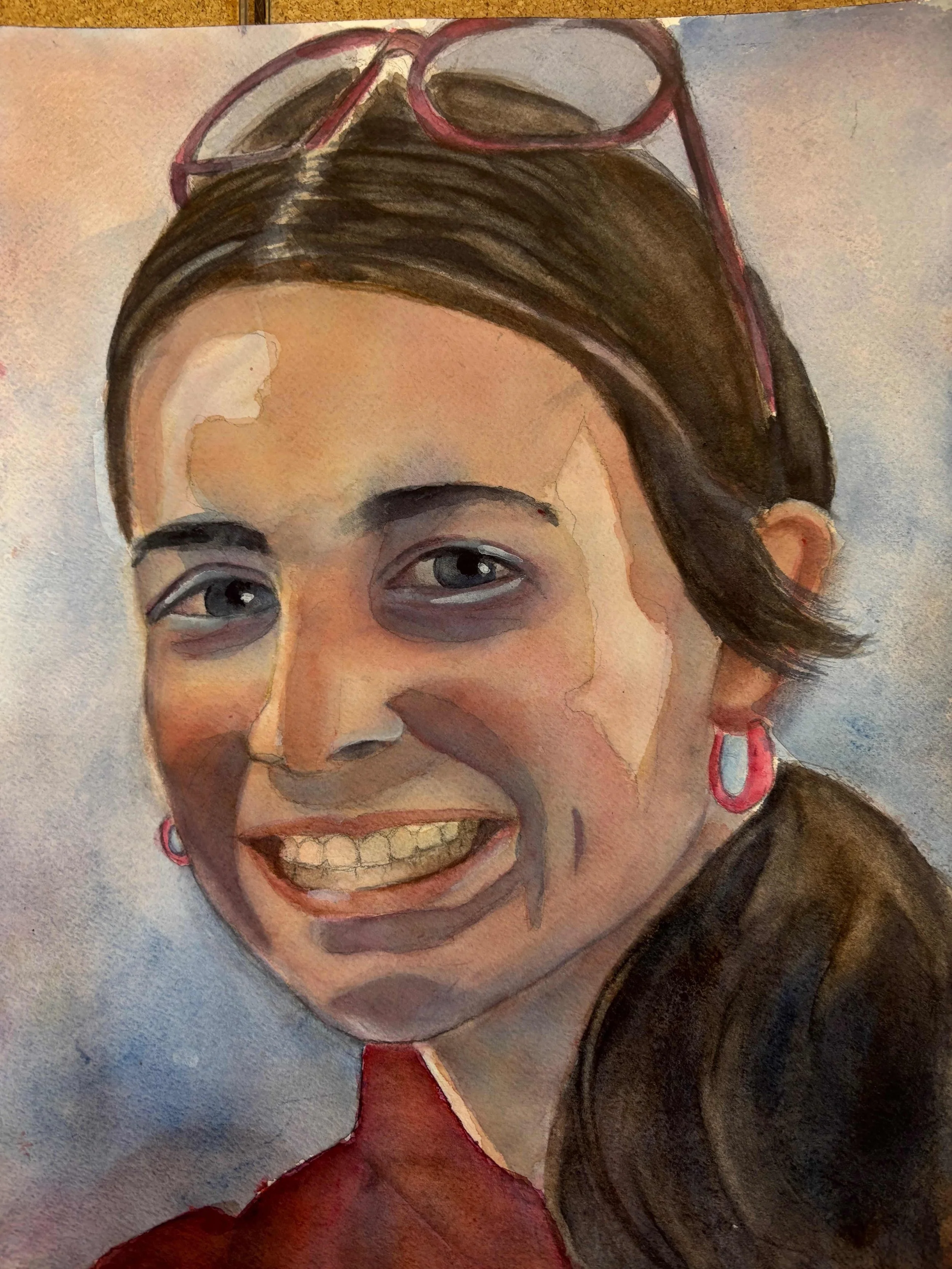 The It Girl by Gail Woolf. Watercolor. $300.00