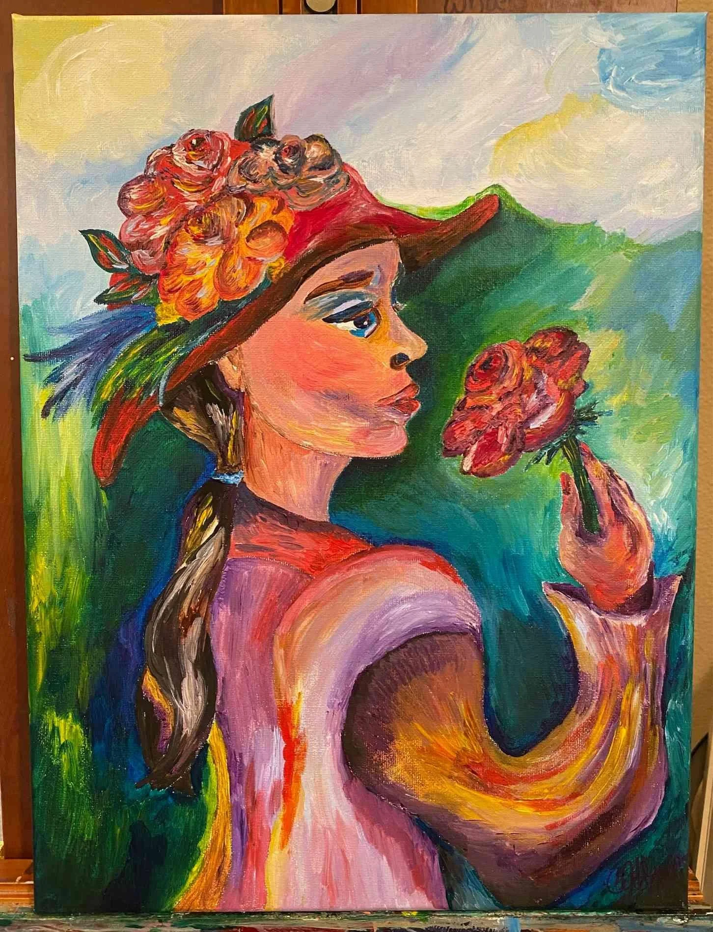 The Picks for the Derby by Brent Haugen. Acrylic. $150.