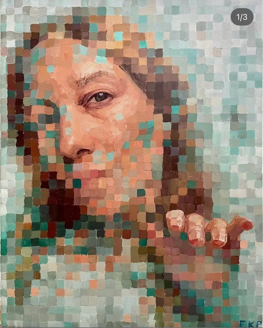 Reach by Erin Power. Oil. $1,400. 