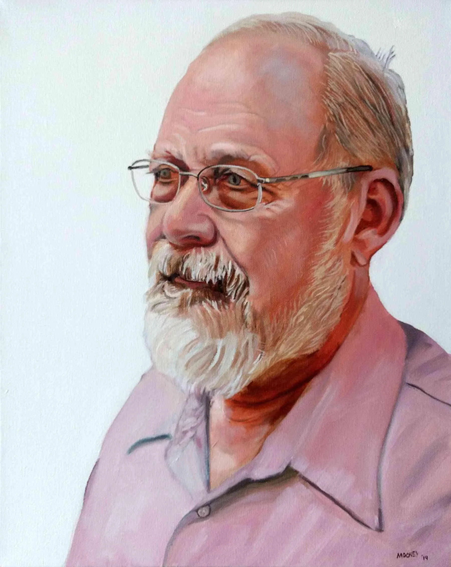 Portrait of Paul by Christopher Mooney. Oil. $1,000. 