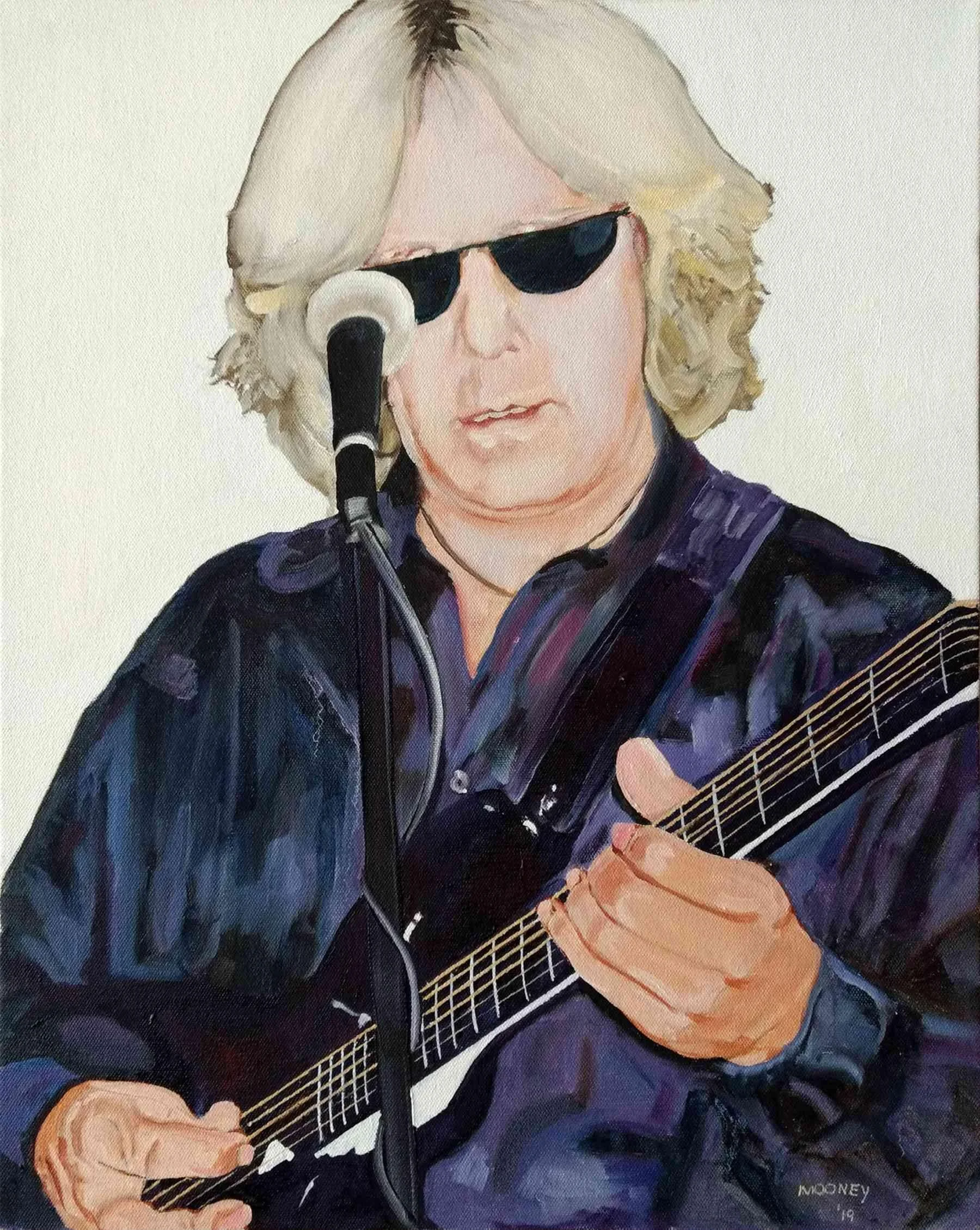 Portrait of Mitch by Christopher Mooney. Oil. $1,000. 