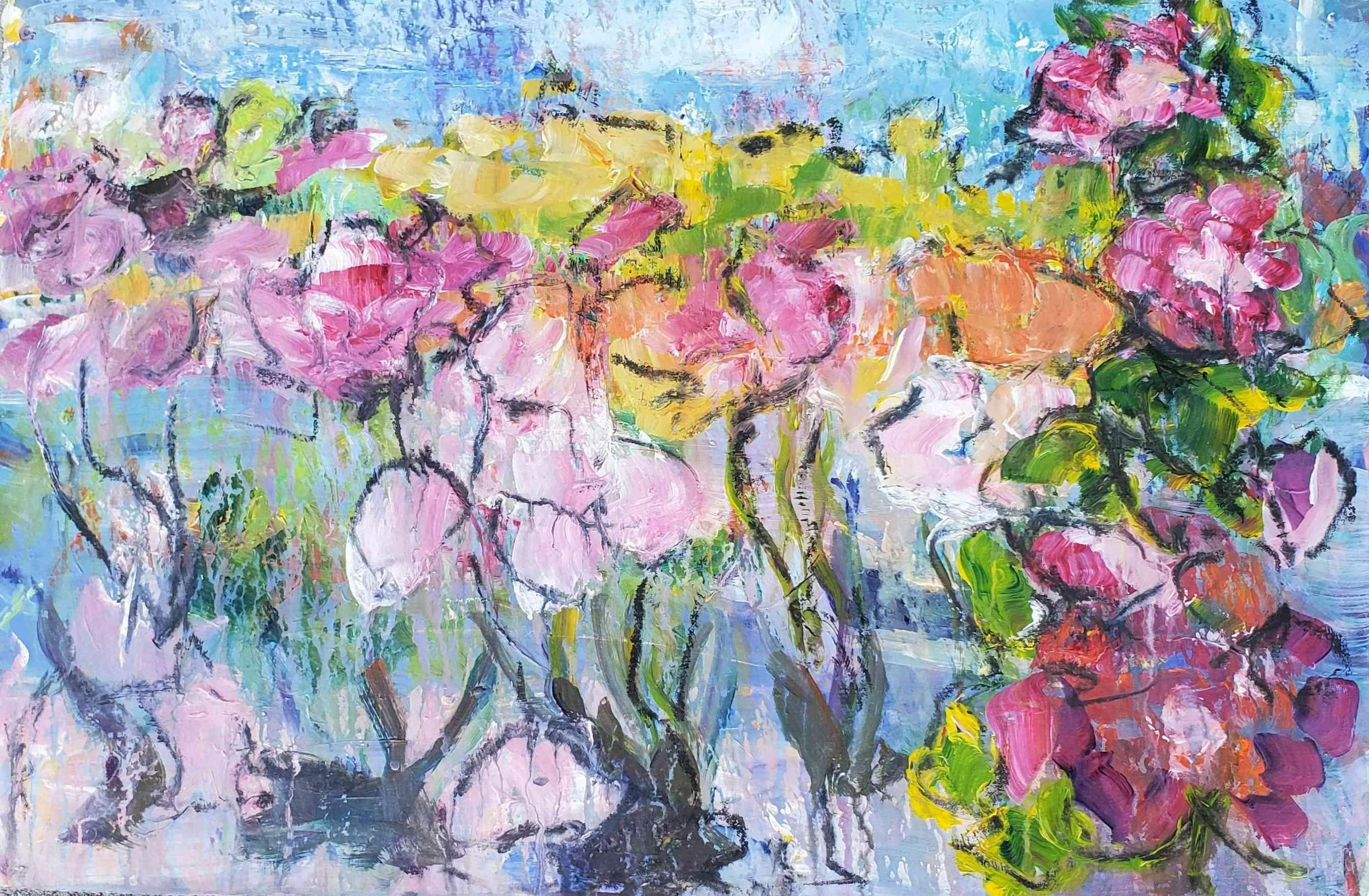 Rained On Twice by Brooks Hickerson. Acrylic. $300.00.