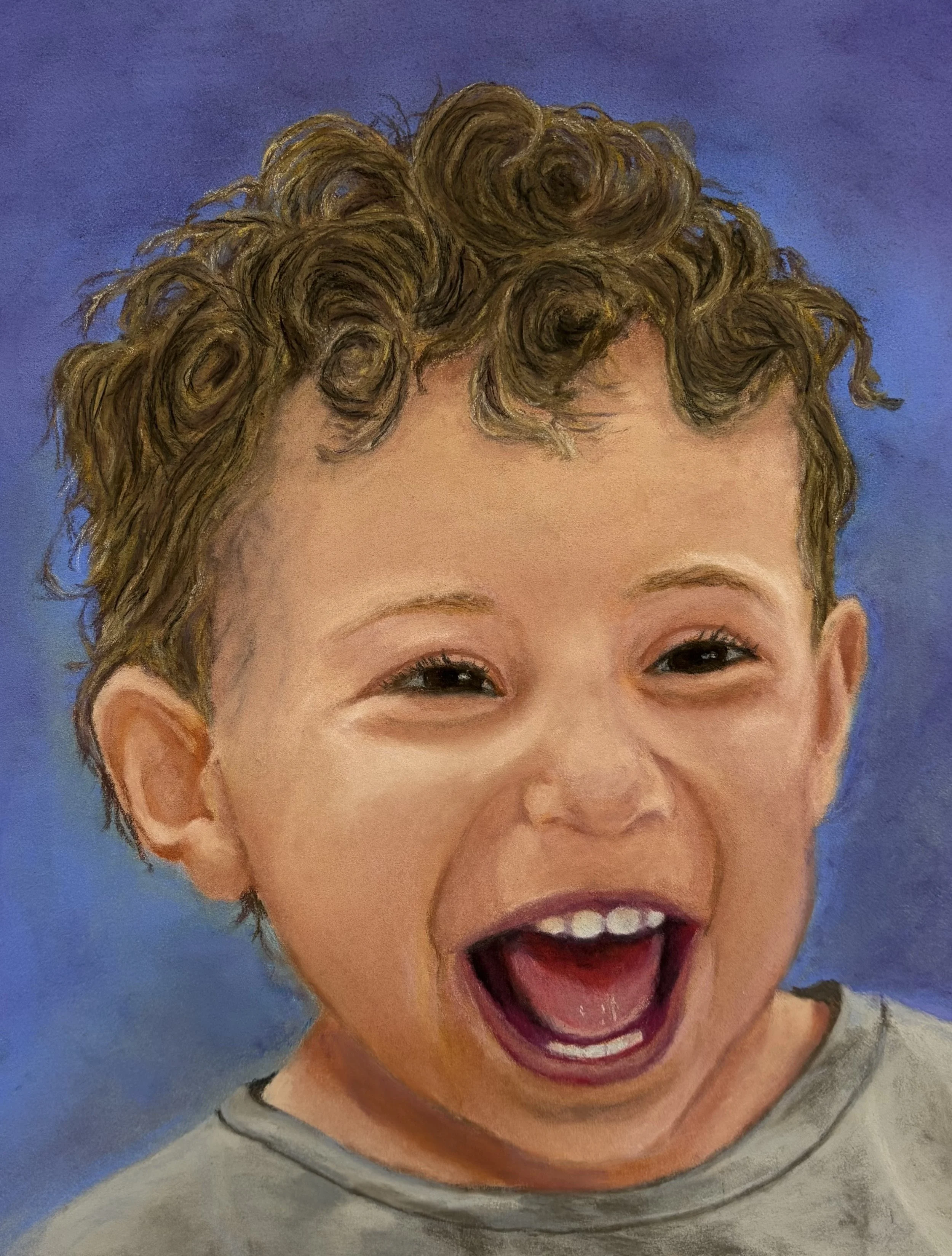 Joyful by Jon Dantzig. Pastel. NFS. 