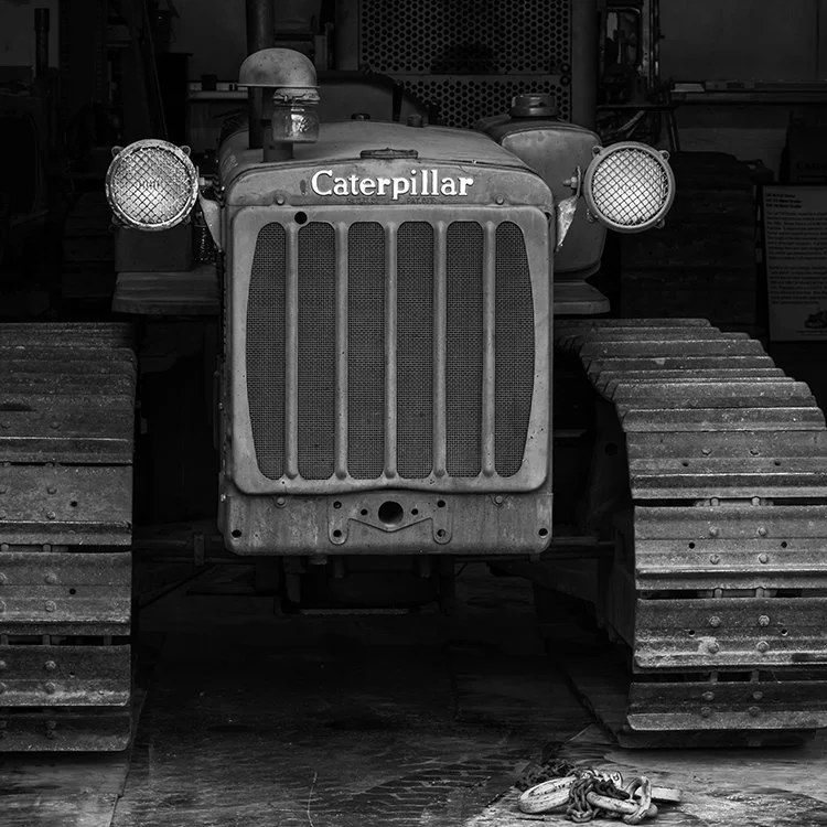 Caterpillar, Brooks, Oregon by Jeff Krause. Digital Print. $150. 
