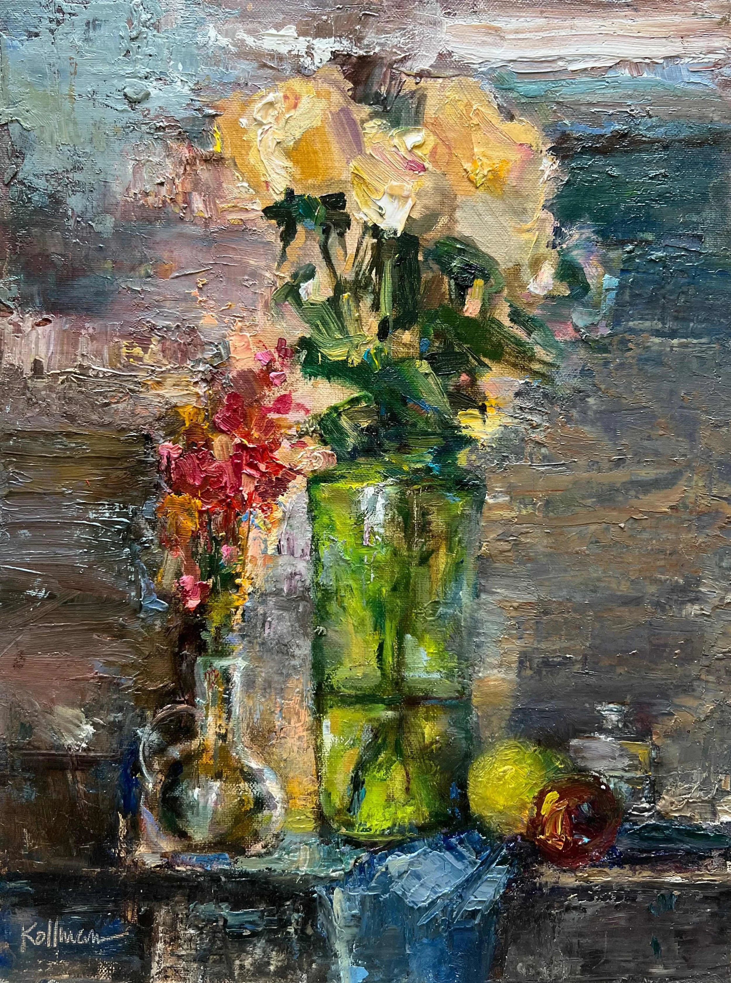 The Arrangement by Joanne Kollman. Oil. $2,400. 