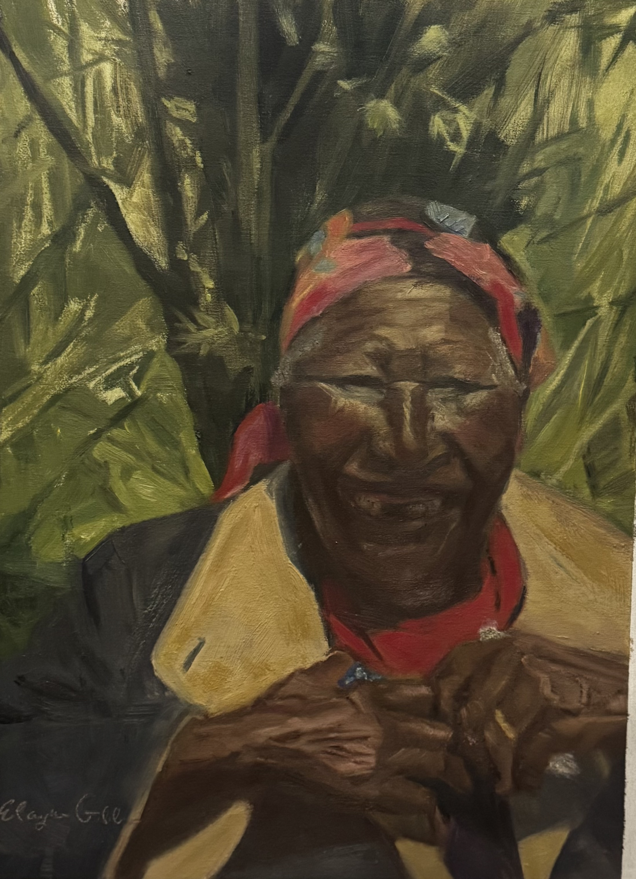 Mama by Elayne Goldman. Oil. $1,500.