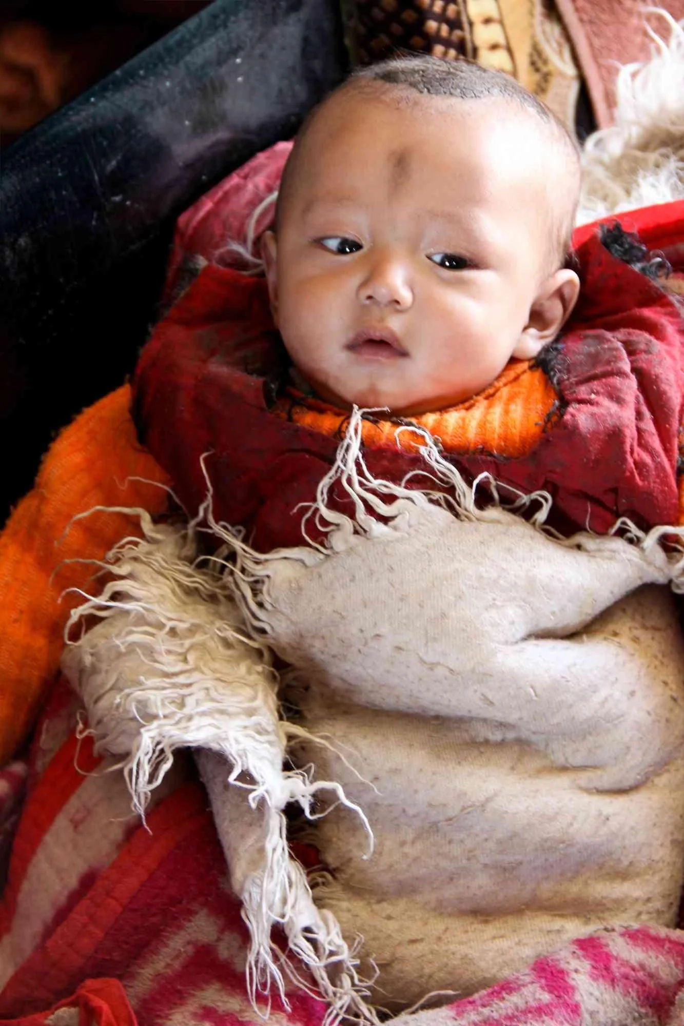 Tibetan Baby by Joe Whittington. Photography. $200. 