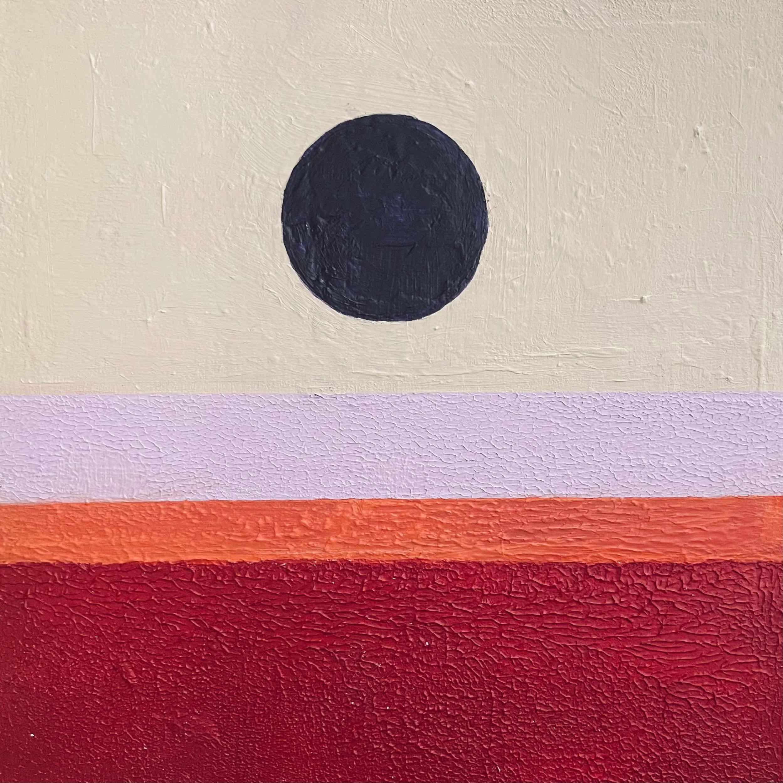 The Purple Sun by Jessie Wu. Acrylic. $100.00