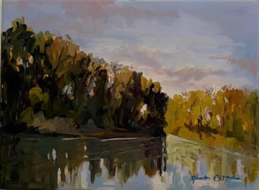 Rhonda Egging. Shiny New Day. Oil. $400.00.
