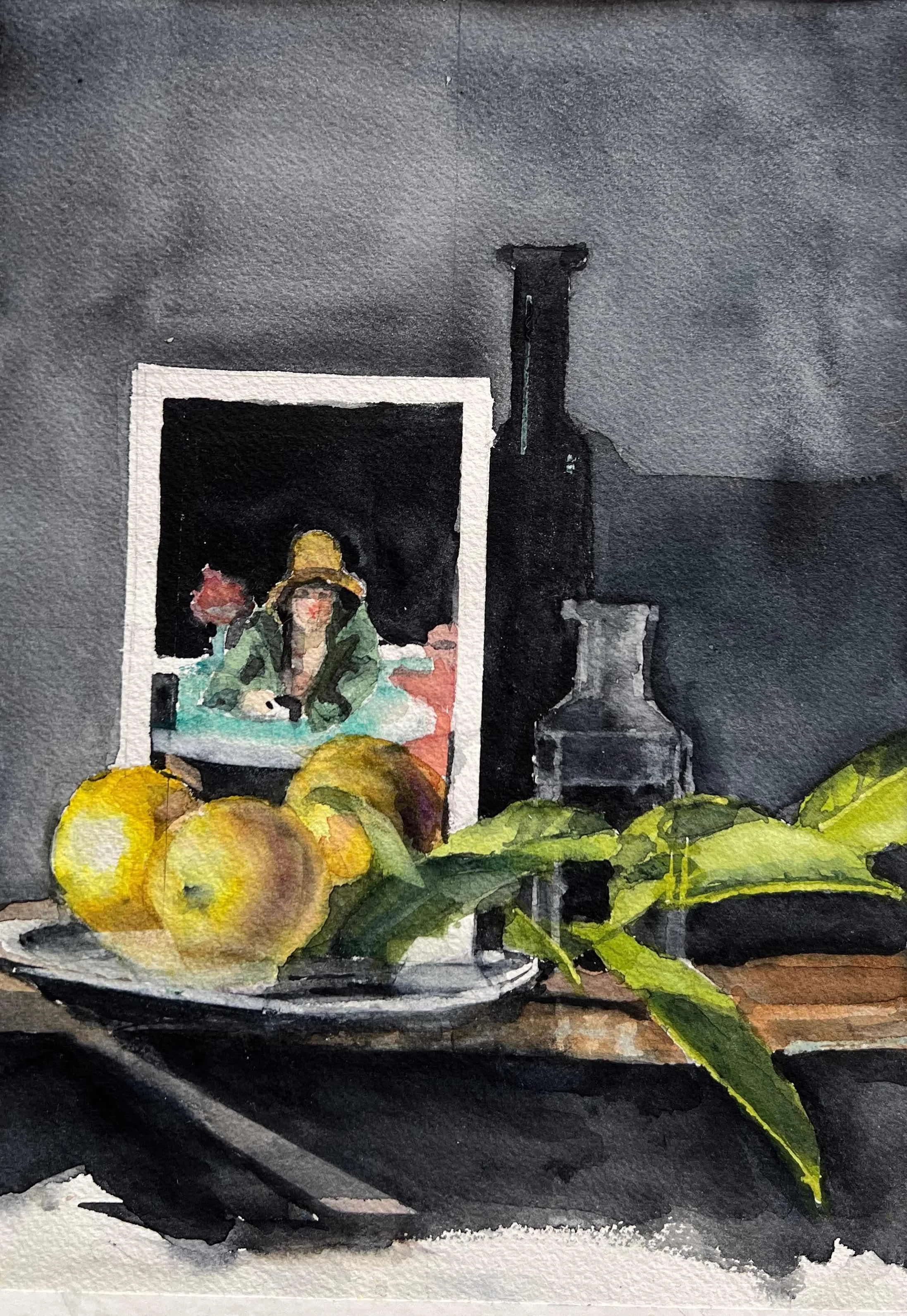 Picture within a Picture by Wayne Bannister. Watercolor. $200.00