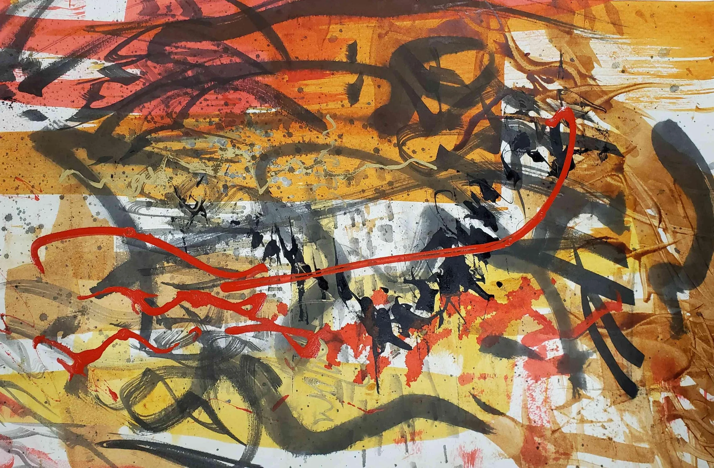 I Am Shaking Off Cosmic Dust by Susan Schenk. Acrylic. $200.00.