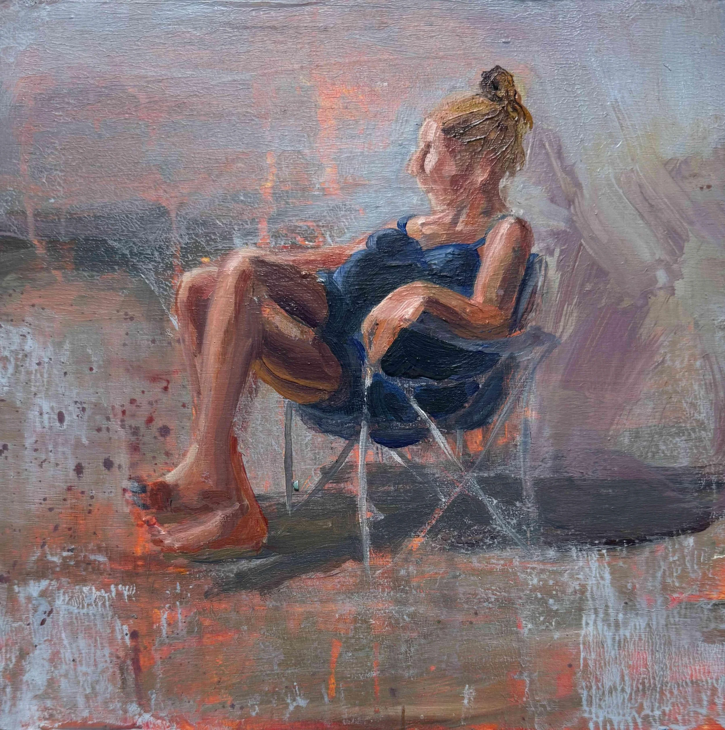 Blue Suit by Abigail Marble. Acrylic. $275.