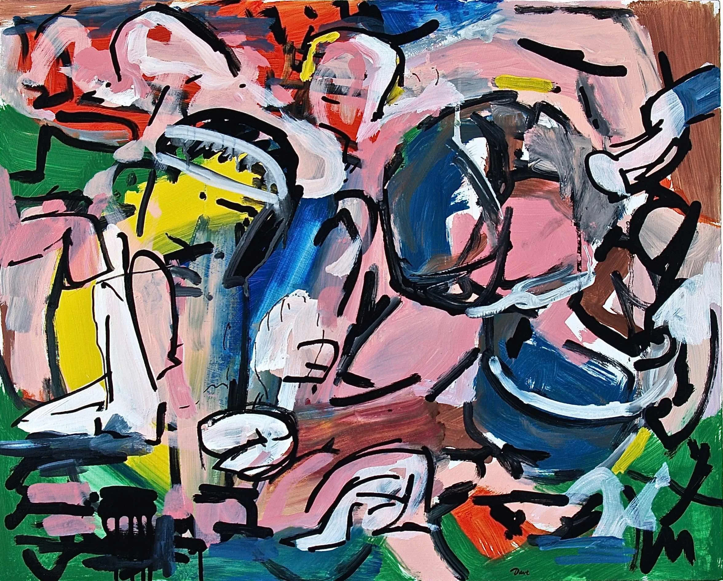 Bent Out of Shape by David Trowbridge. Acrylic. $800.00.