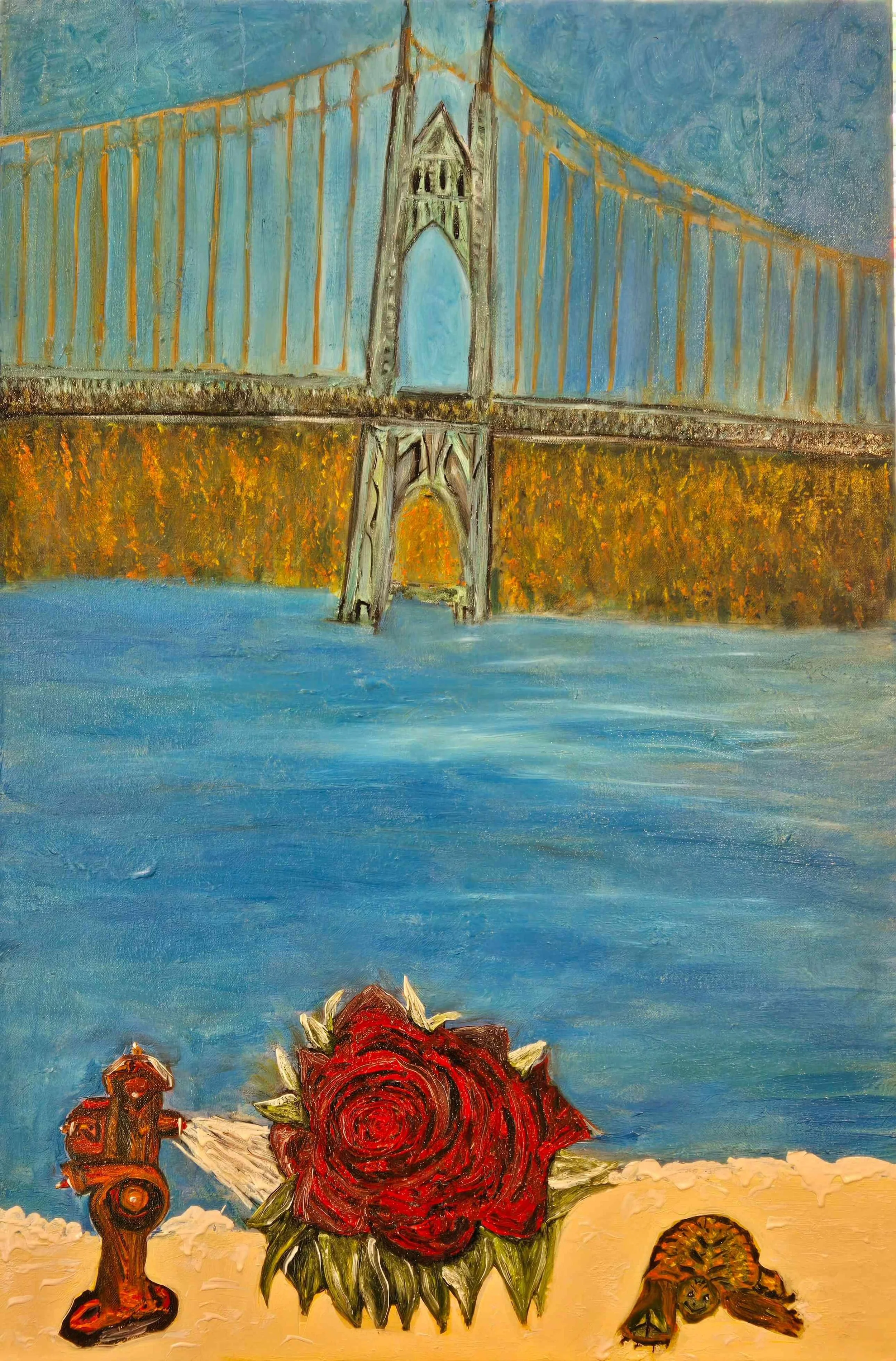 Refocus Resources by Cathi Thoorsell. Oil. $333. 