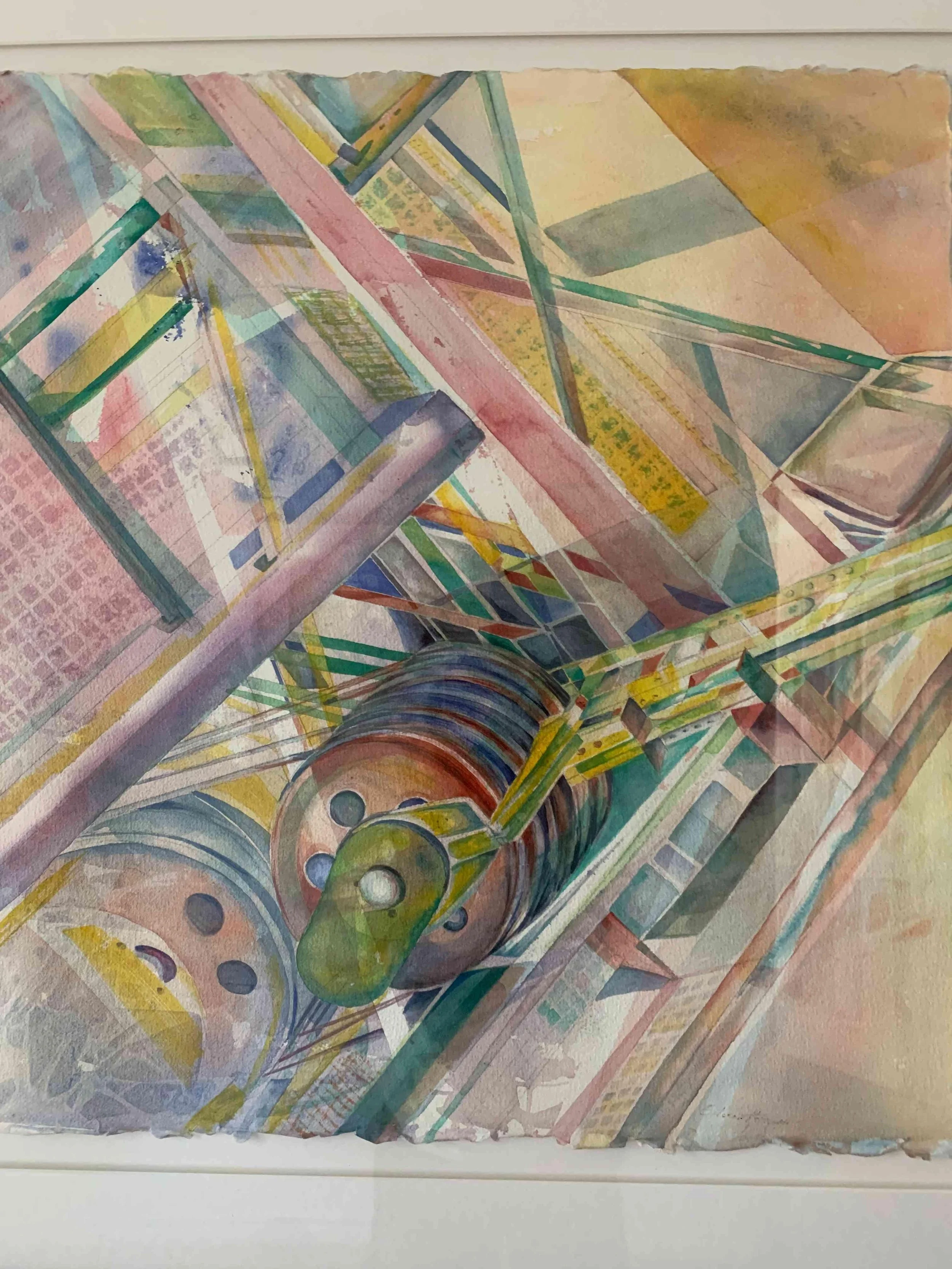 Dam Angulation by Eileen Holzman. Watercolor. $850.00.