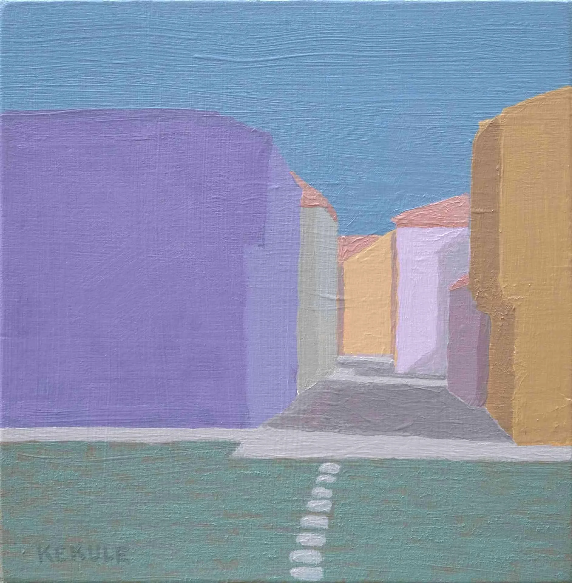 Mazzorbo by Stephen Kekule. Acrylic. SOLD.