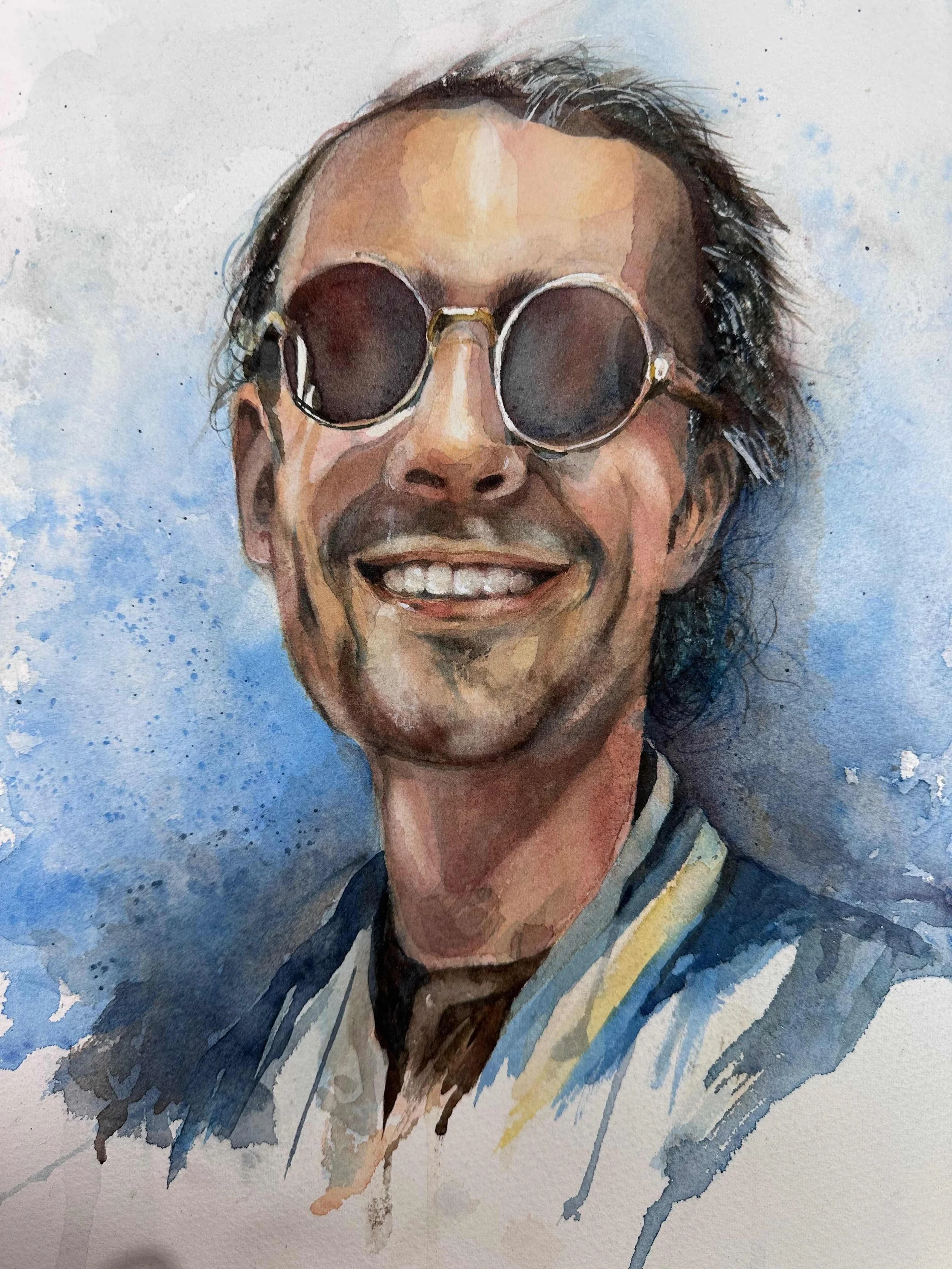 Riley by Christine Linder. Watercolor. NFS. 