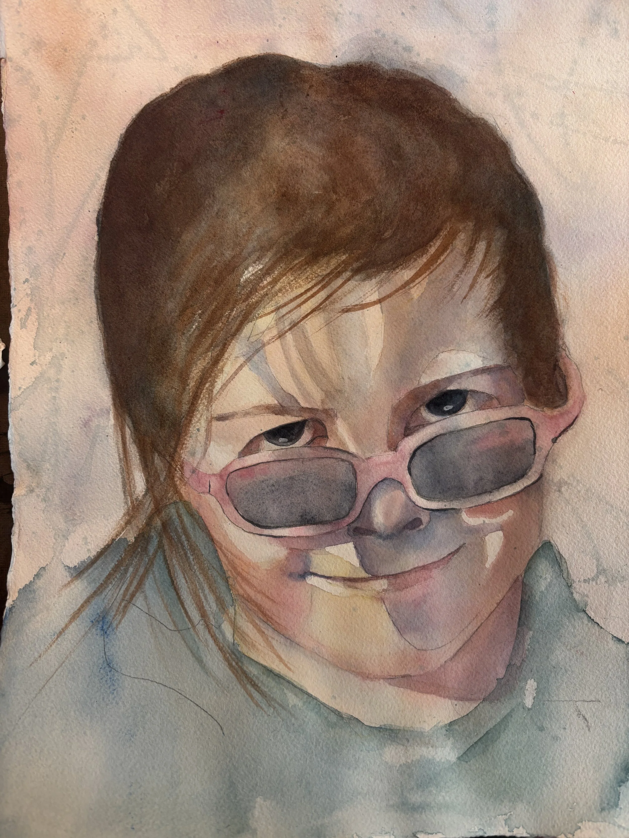 The Little Scamp by Gail Woolf. Watercolor. NFS. 