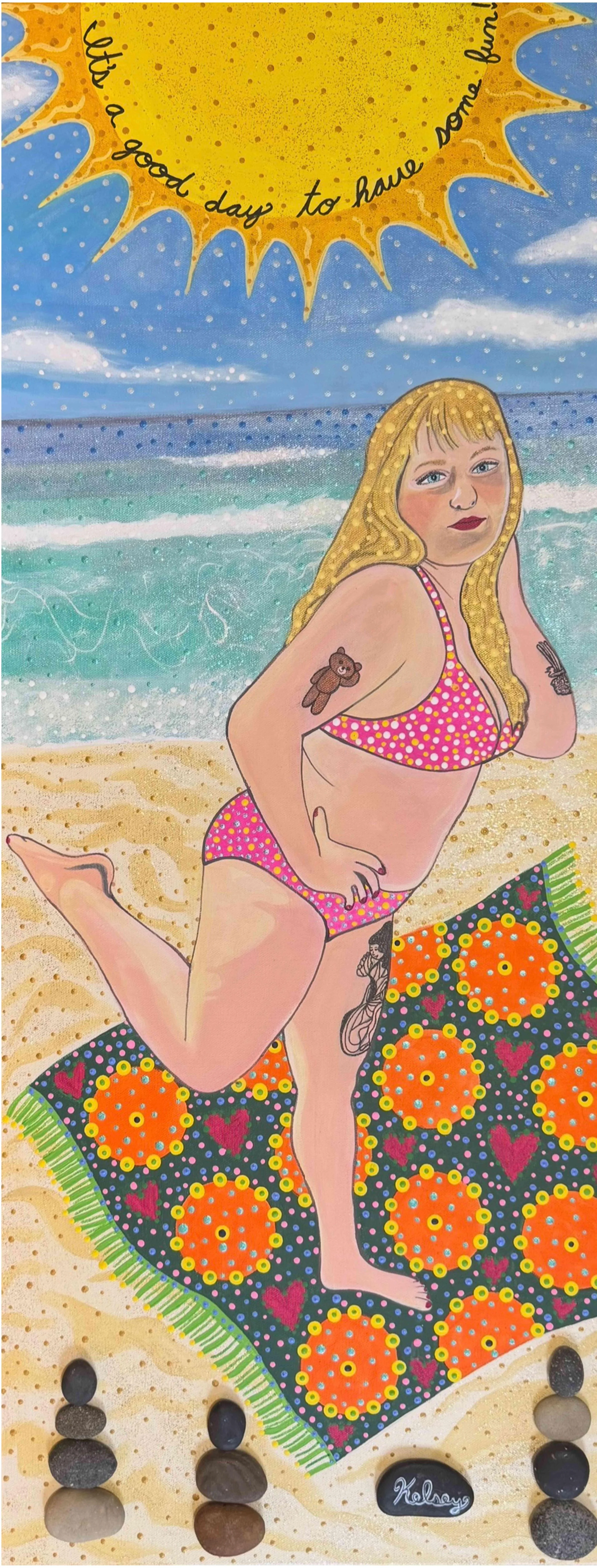 It's a Good Day to Have Some Fun! by Kelsey Horine. Acrylic. $1,500.00
