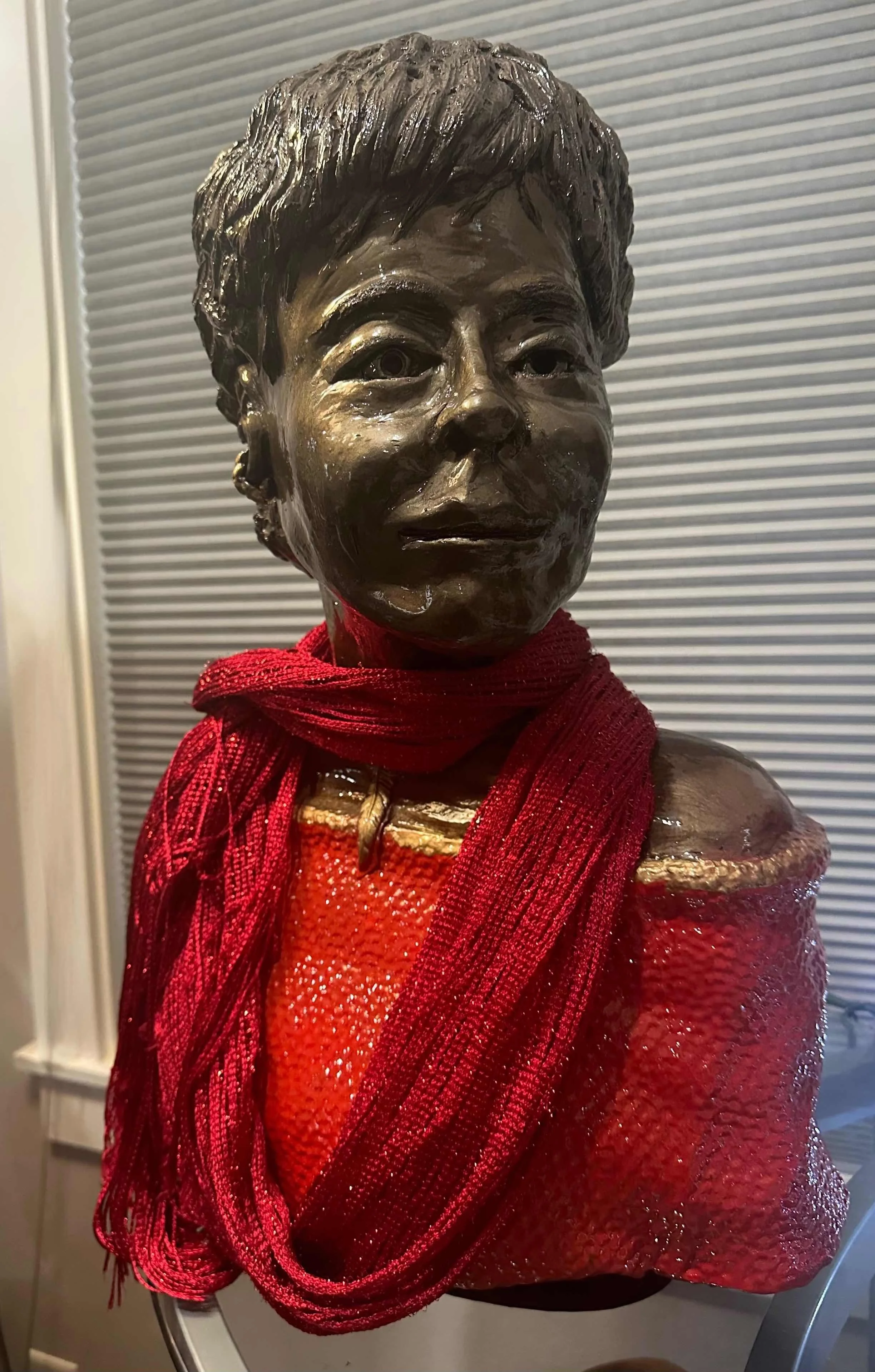 Lady in Red by Martin Kagan. Mixed Media. $2,750.