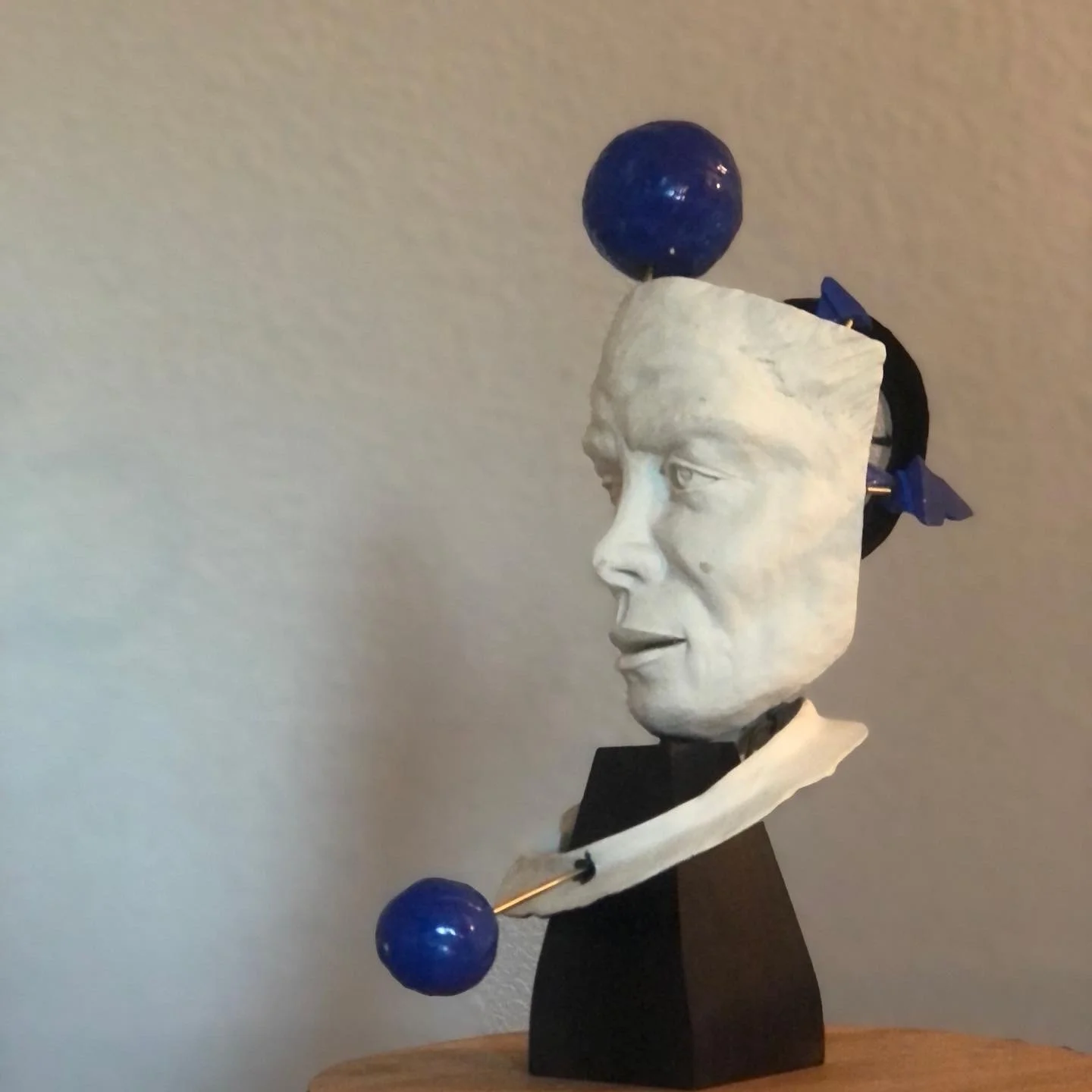 Sound and Vision by Jordan Hall. Porcelain, metal, wood. $500.