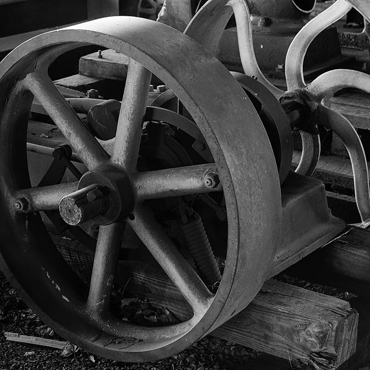 Sawmill Equipment by Jeff Krausse. Digital Print. $150. 