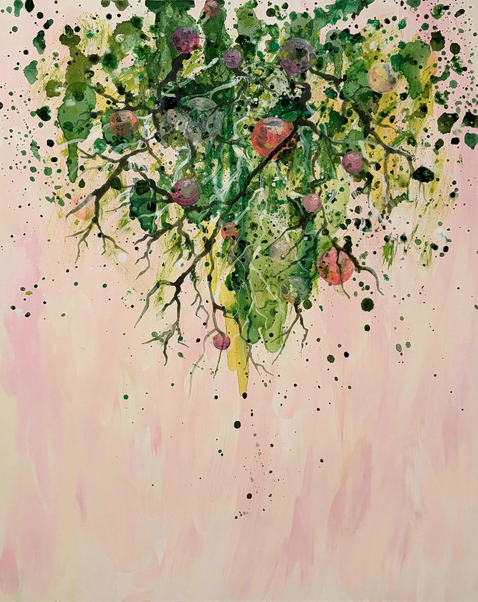 Propagation by Arwen Edsall. Mixed Media. $375.00.