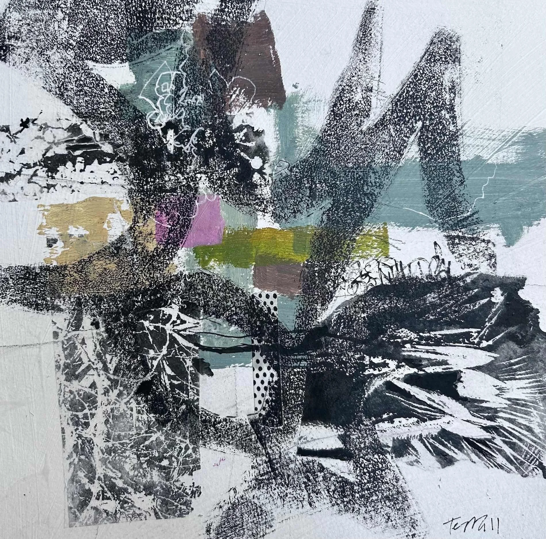 Honorable Mention 3. You Came Upon Me Wave on Wave by Margaret Terrall. Mixed Media. $500.00.