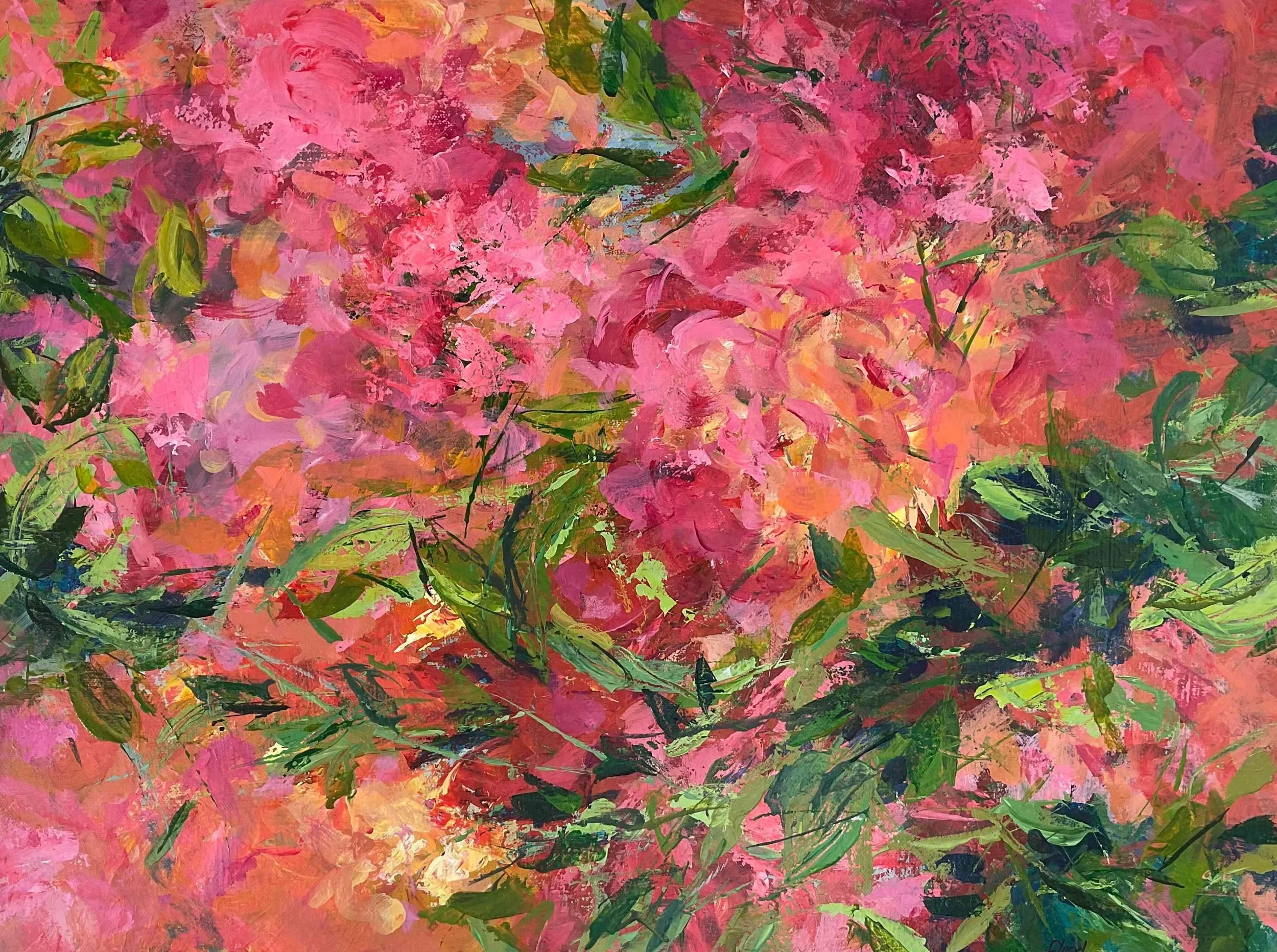 Summer Wind by Marian Flood. Acrylic. $900.00