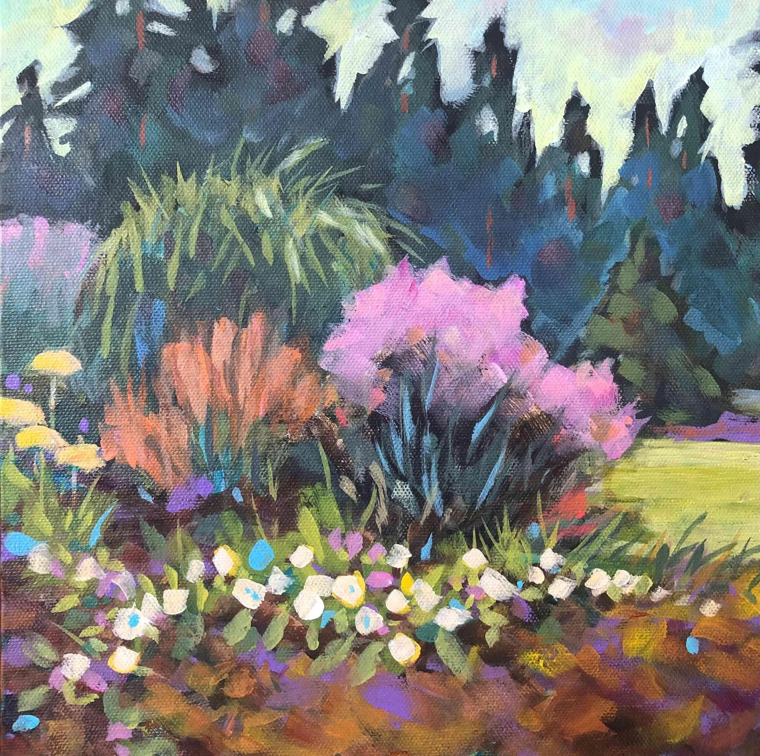 Manito Park by Jean Blatner. Acrylic. $225.00