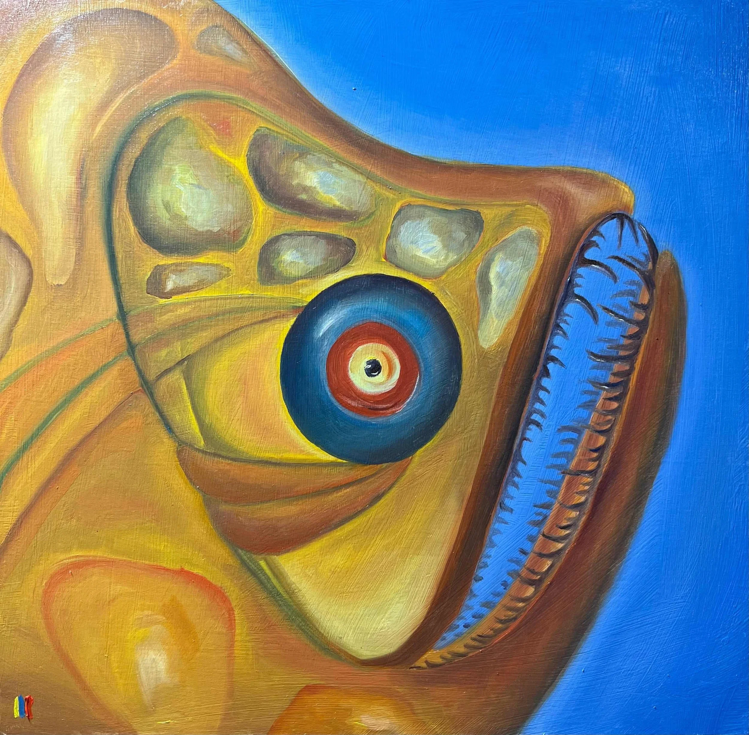 Piranha of the Orinoco River by Erick Rodriguez. Oil. $525.00.