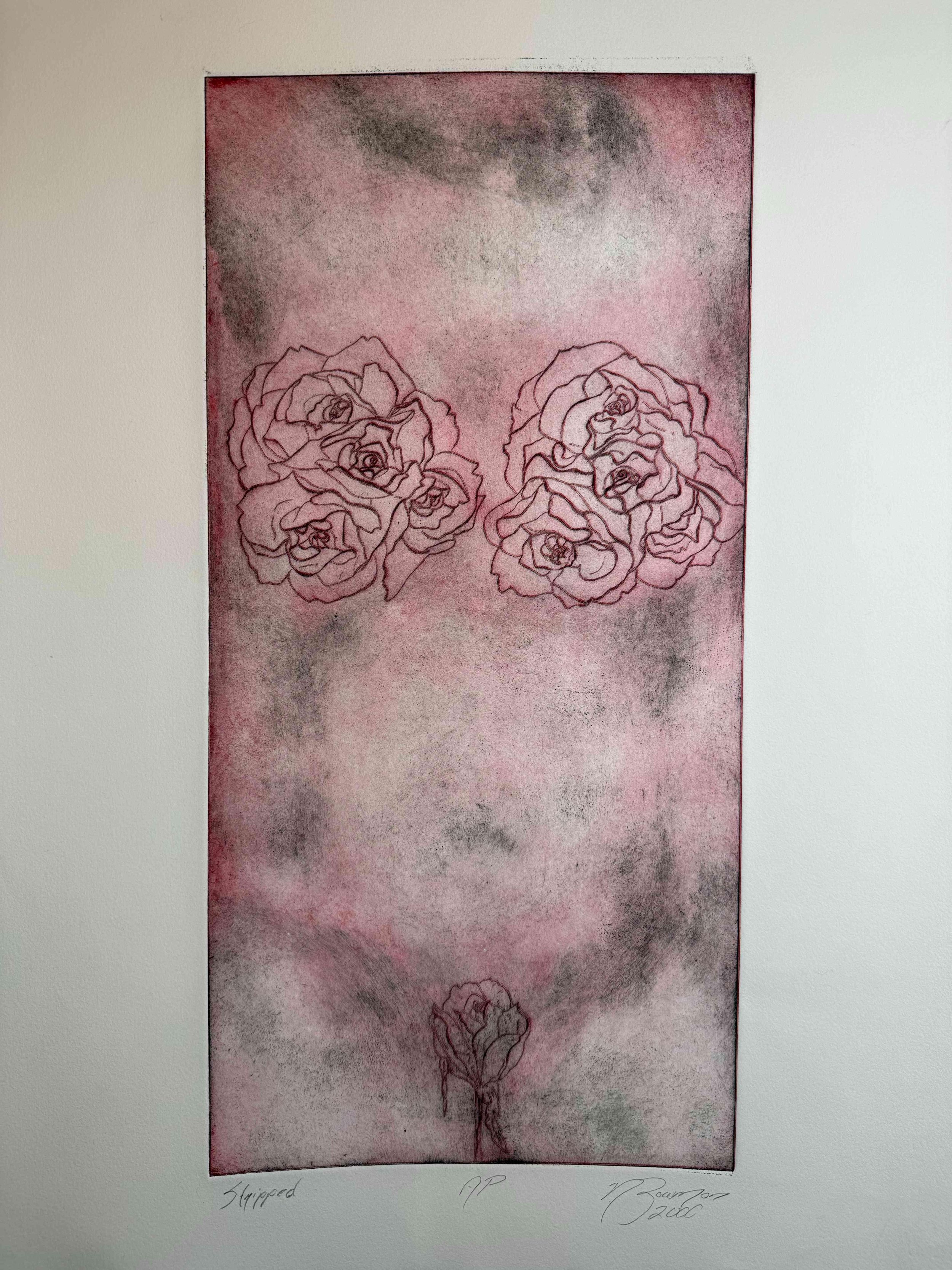 Stripped by Nancy Bowman Cook. Etching. NFS. 