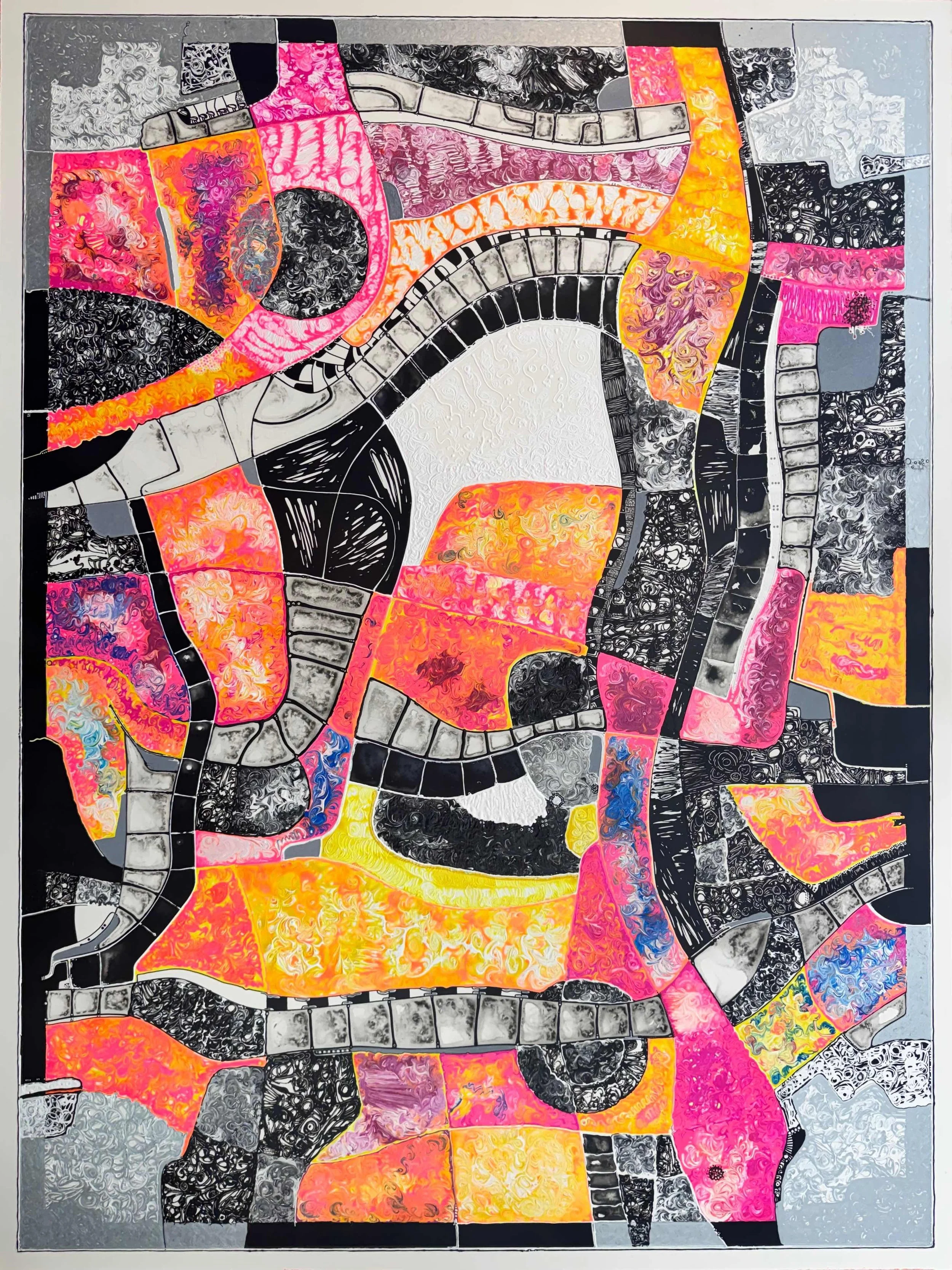 Hammer & Dreamsicle by Matt O'Neill. Acrylic. $10,000.00.