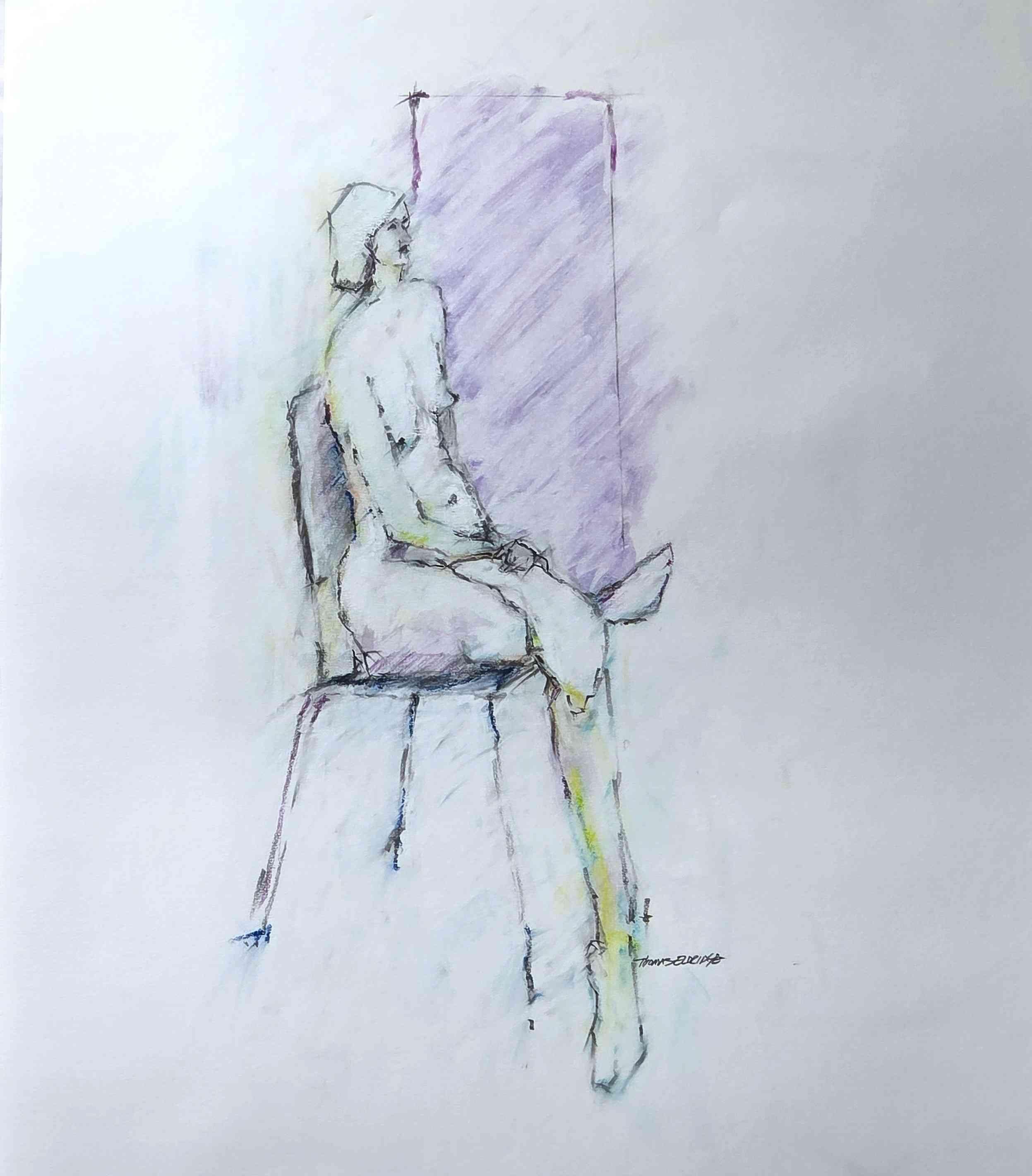 Sara by Thomas Eldridge. Mixed Media. $500.