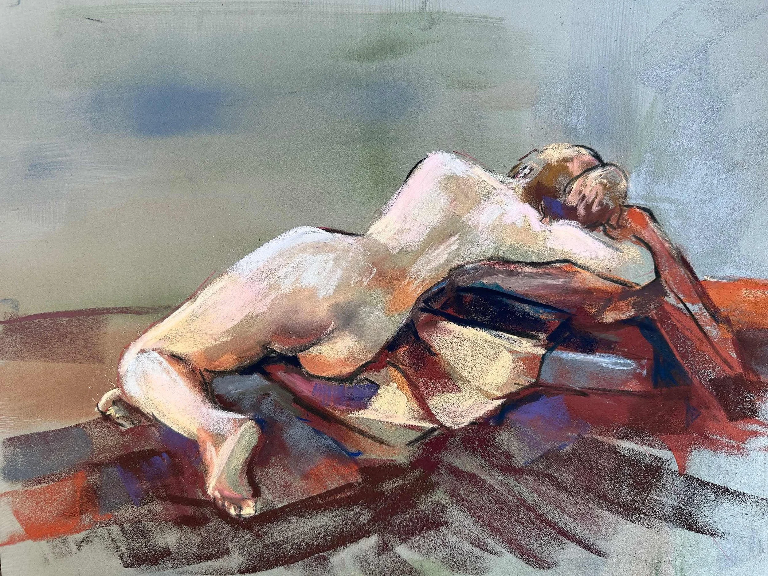 Autumn Light by Karen Strand. Chalk Pastel. $150. SOLD. 