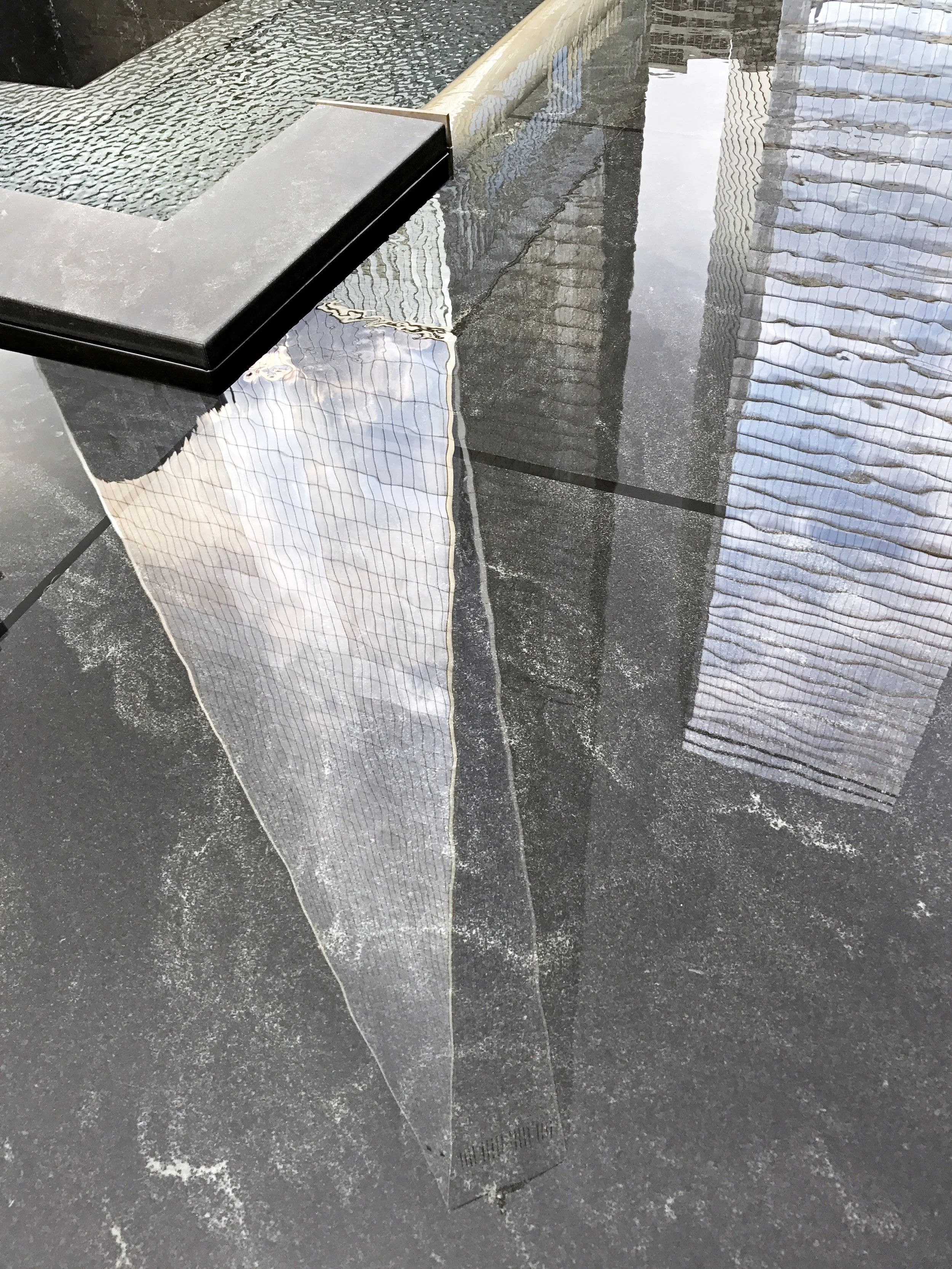 At the 9-11 Memorial. Digital Photography. $300. 