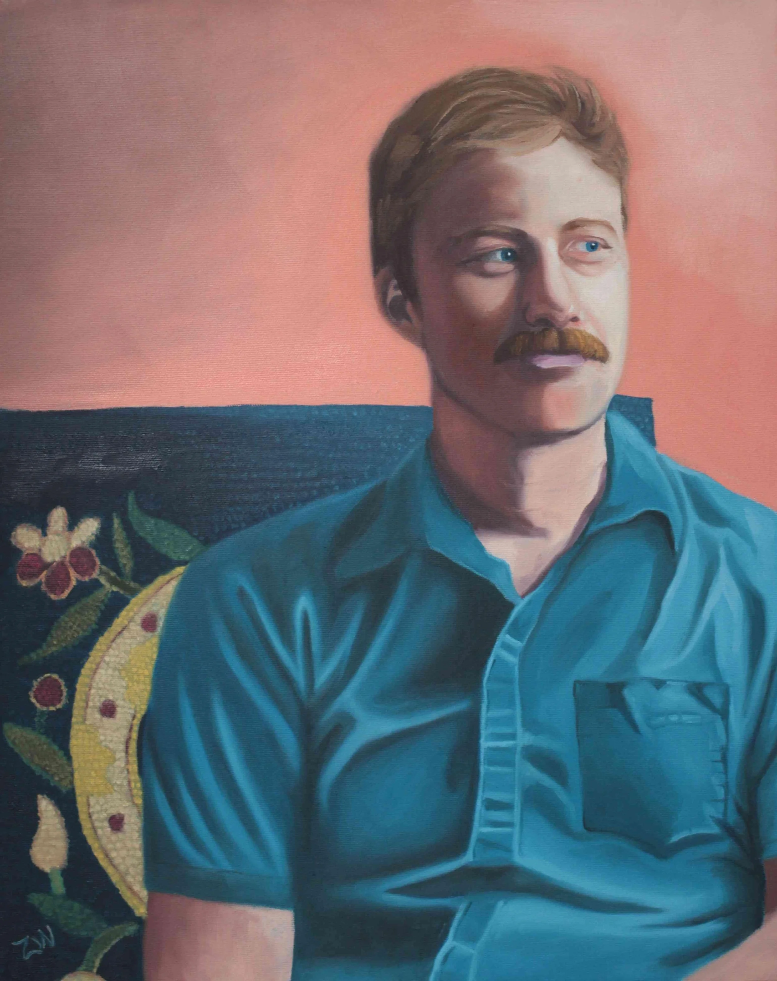 Taurus by Zoe Weaver. Oil. $640.