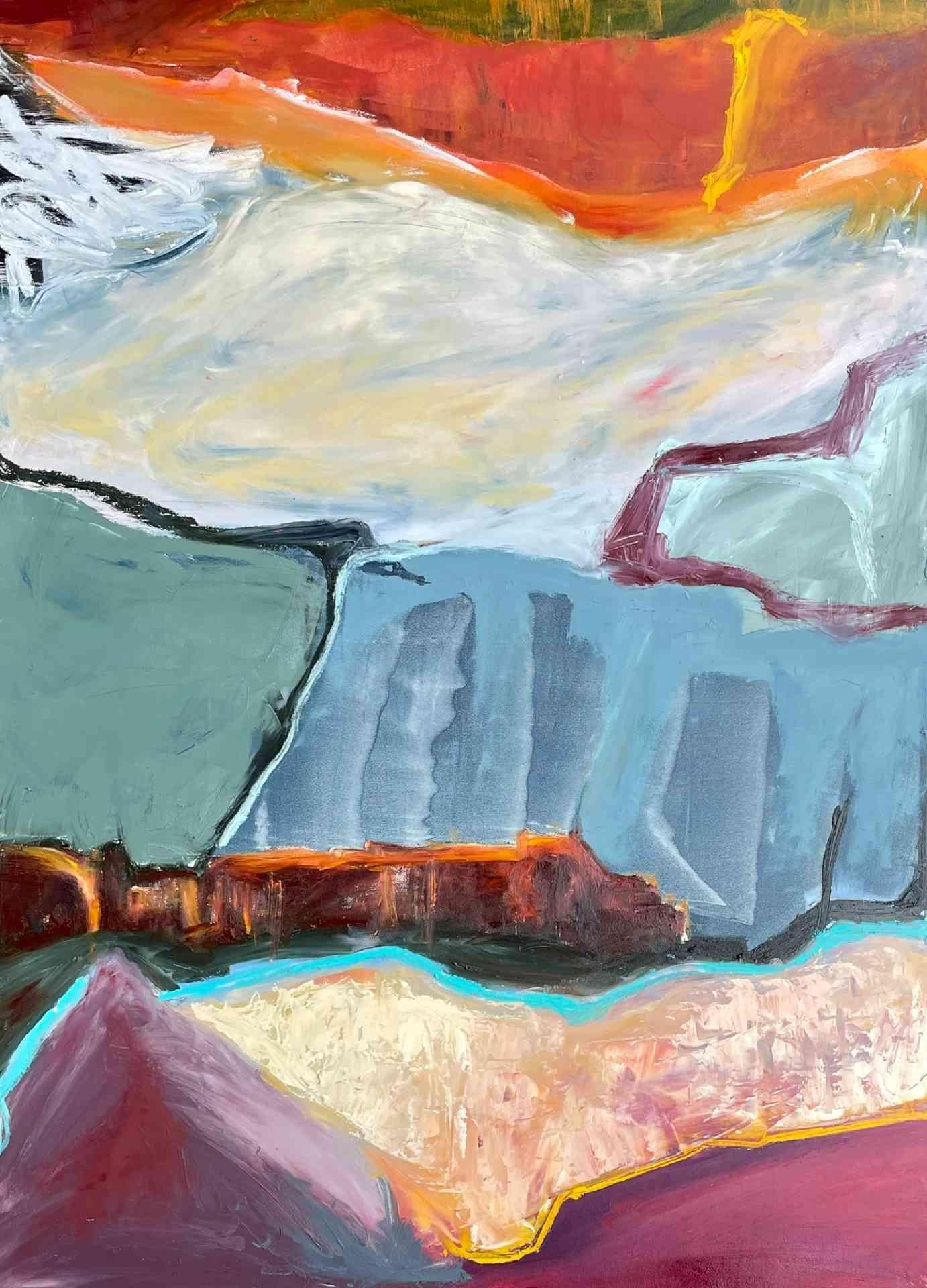 Geologic Reckoning by Barbara Weiss. Oil. $1,200.00.