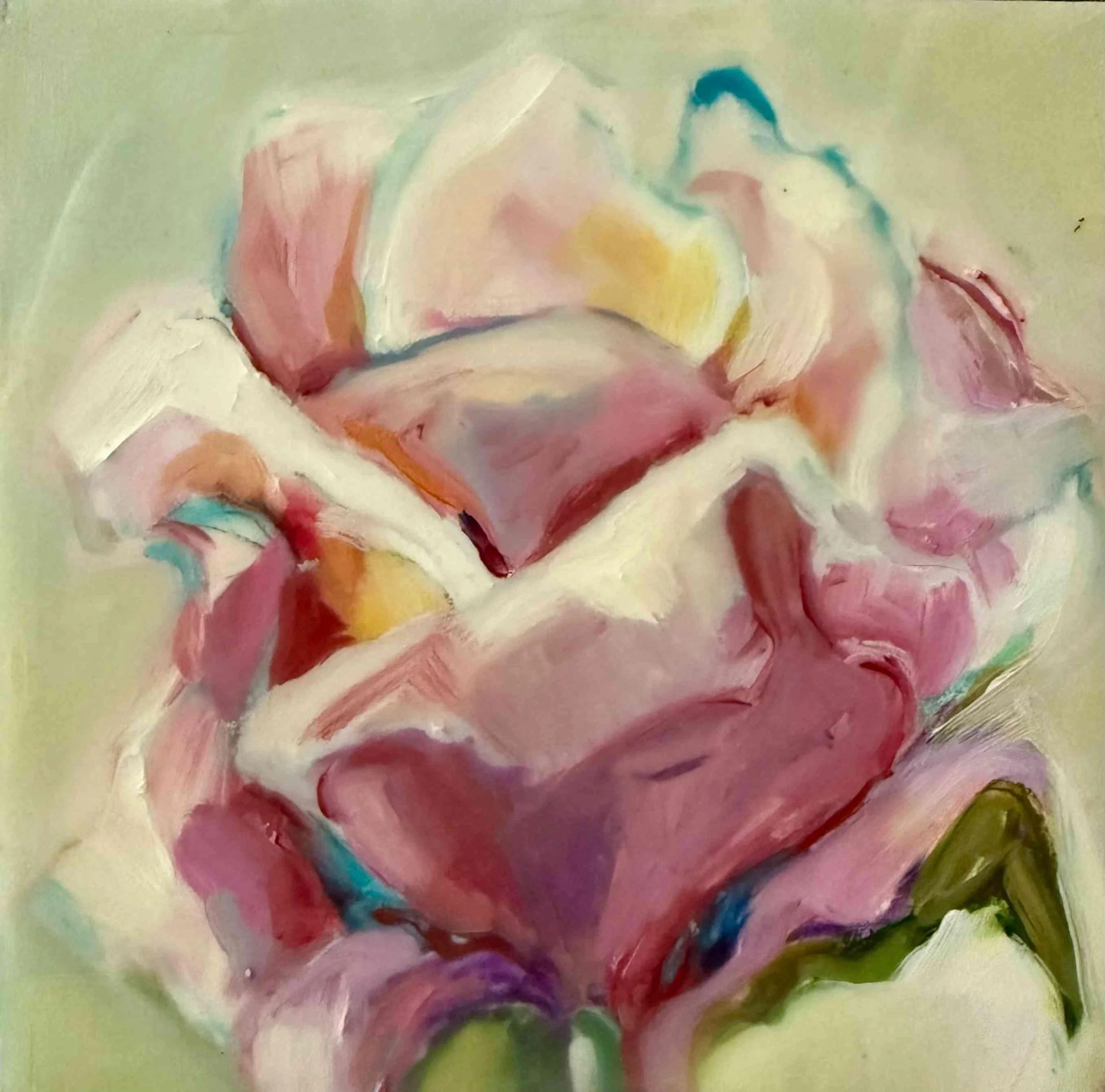 Peace Piece by Janet McIntyre. Encaustic. $175. 