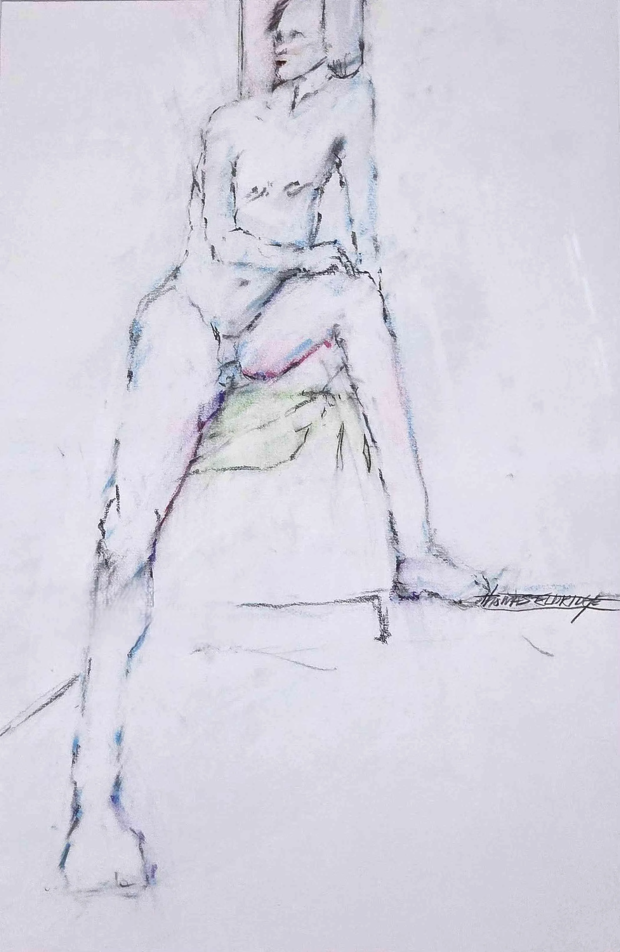 Myron by Thomas Eldridge. Mixed Media. $500.