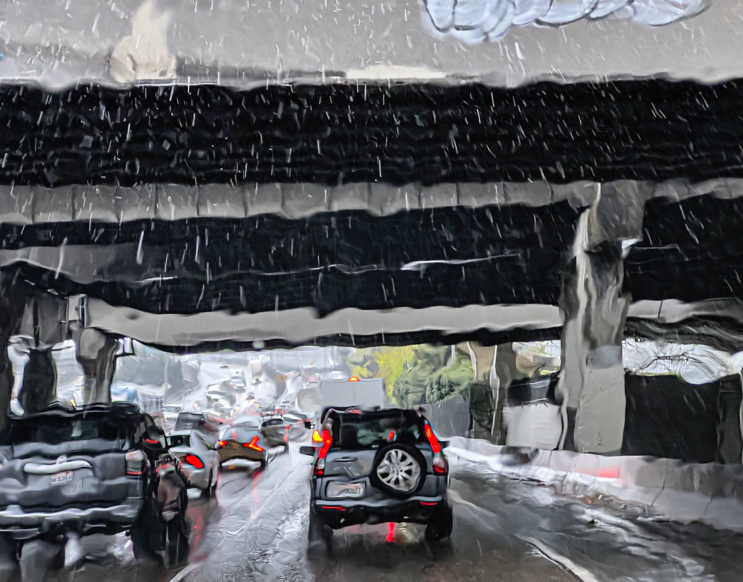 I-5 Rainstorm by David Schaerer. Archival Inkjet  Print. $350. 