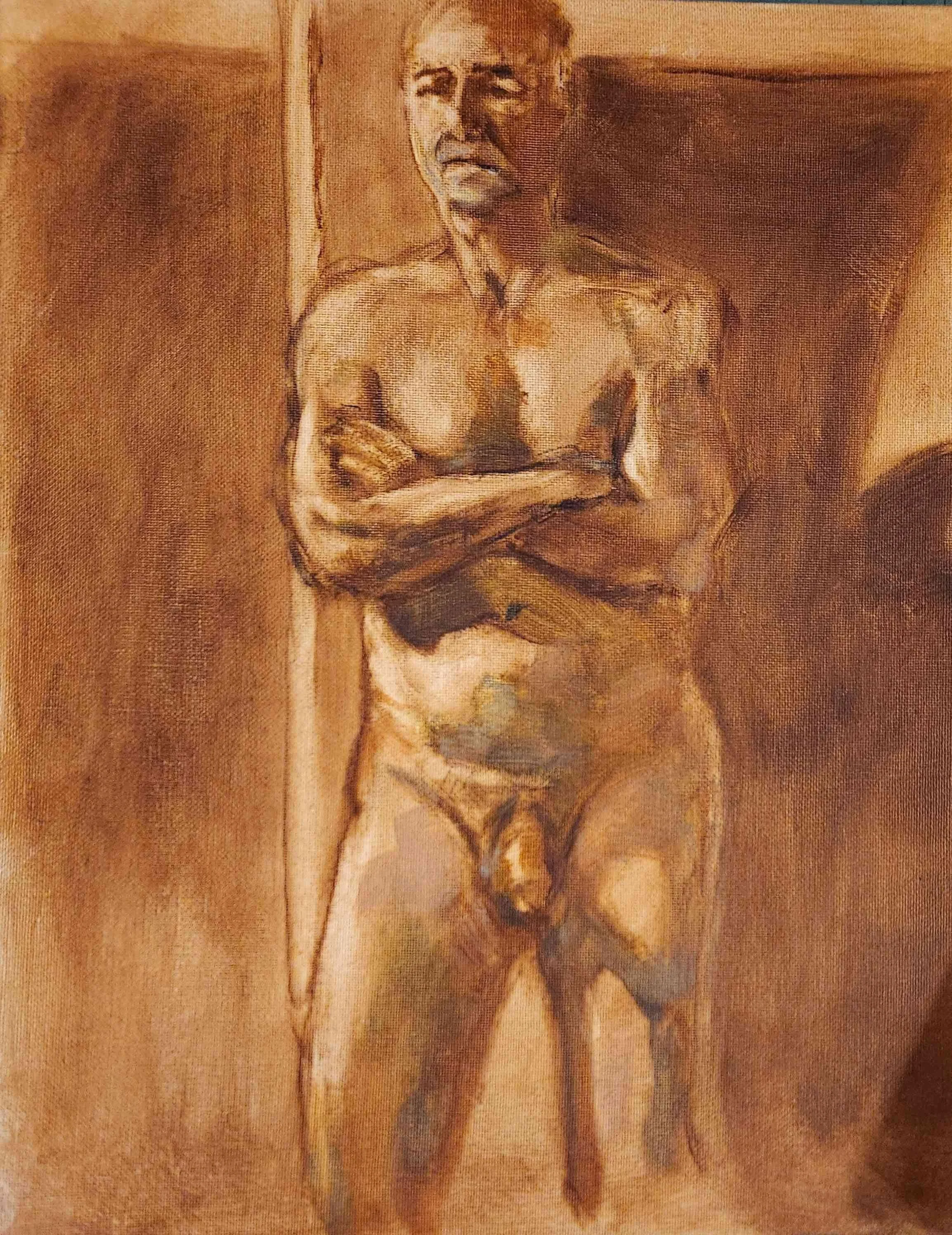 Rick by Serena Dinsmore. Oil. $250.