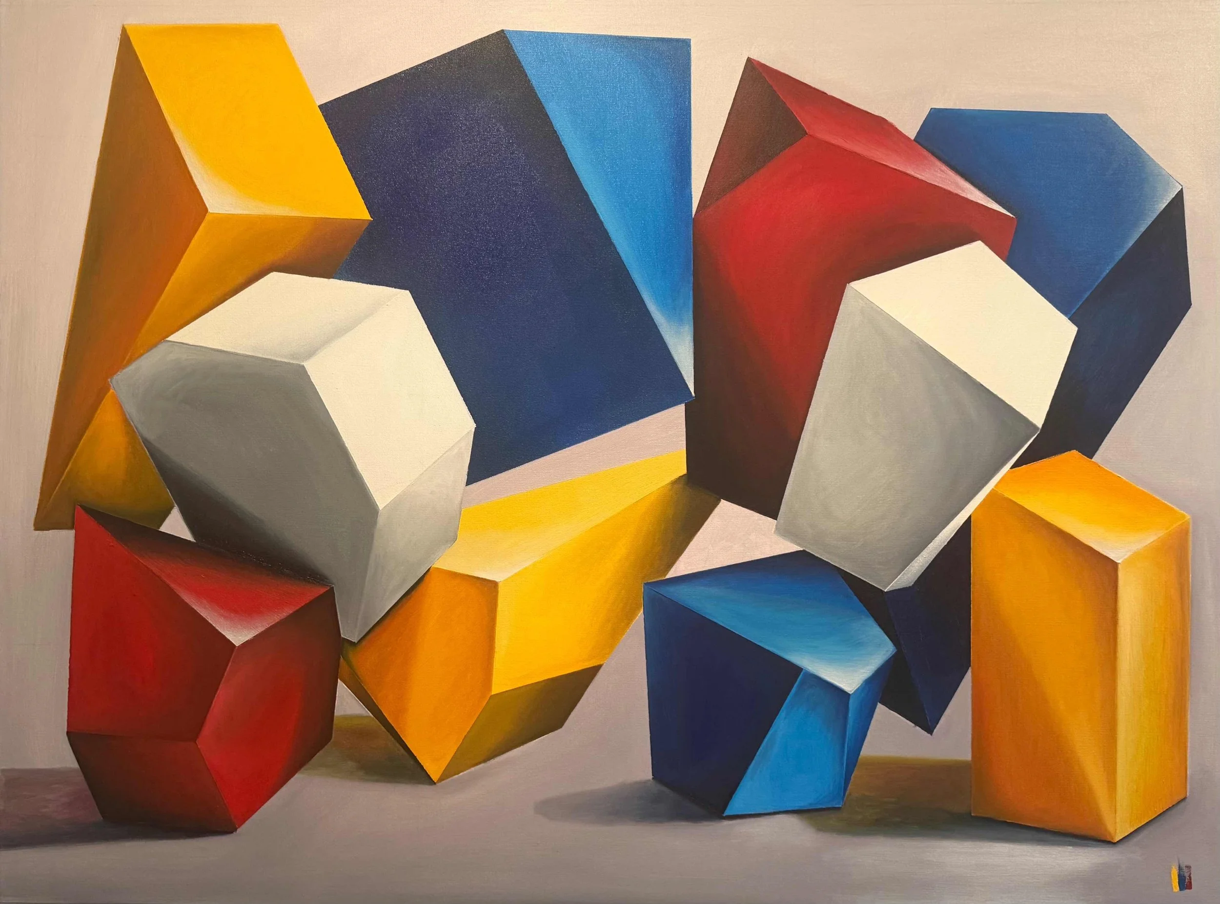 Primary Clash by Erick Rodriguez. Oil. $5,500.00.