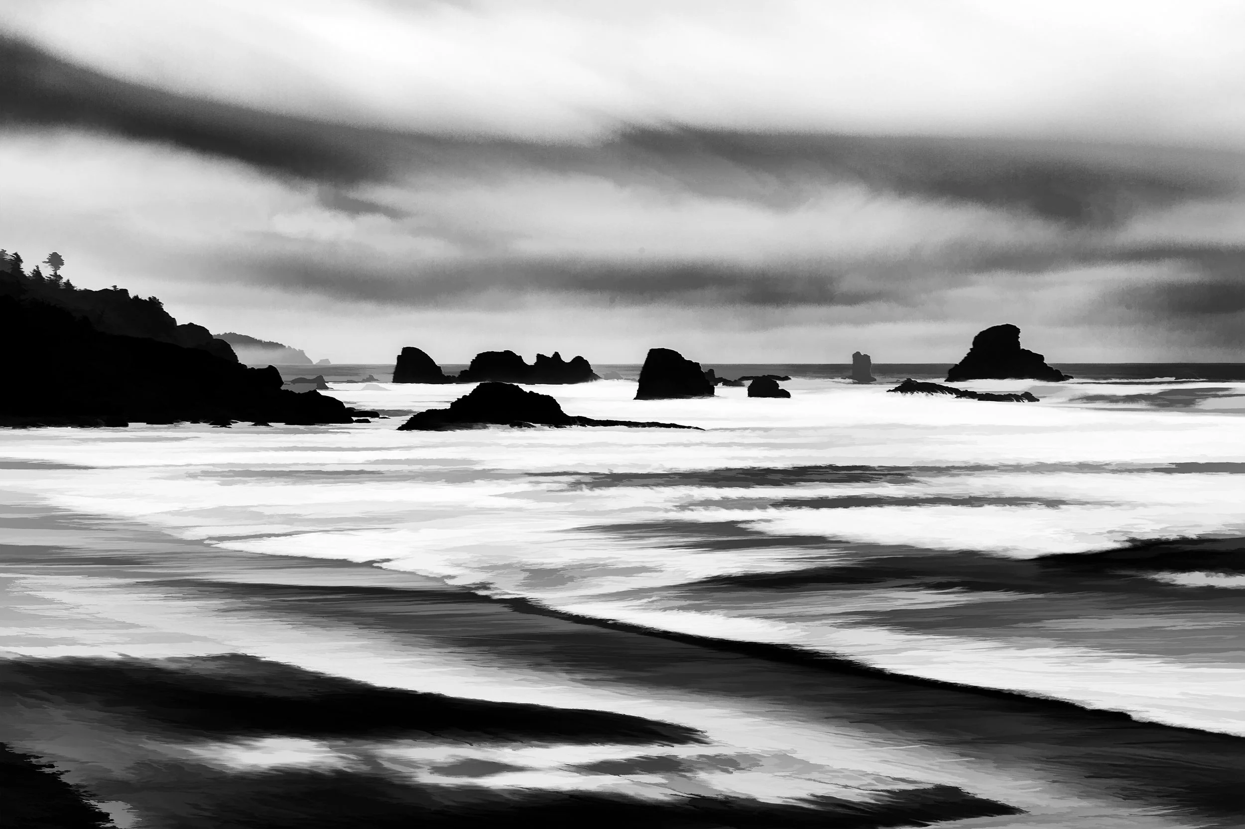 Seascape by Ross Kaplan. Archival Inkjet Photo Print. $375.
