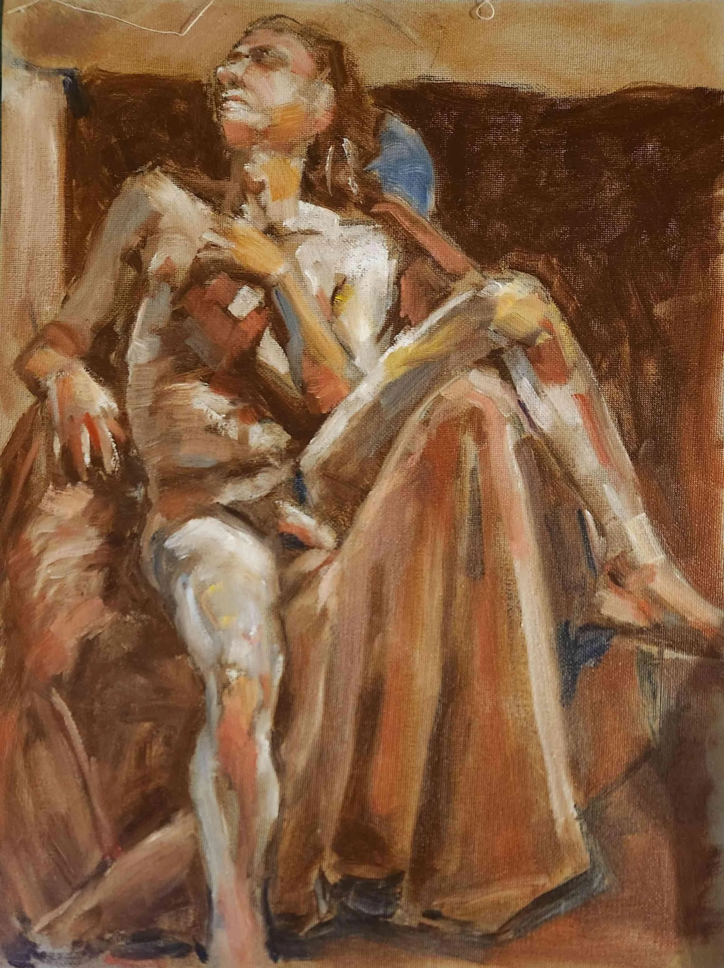 Myron by Serena Dinsmore. Oil. $300.