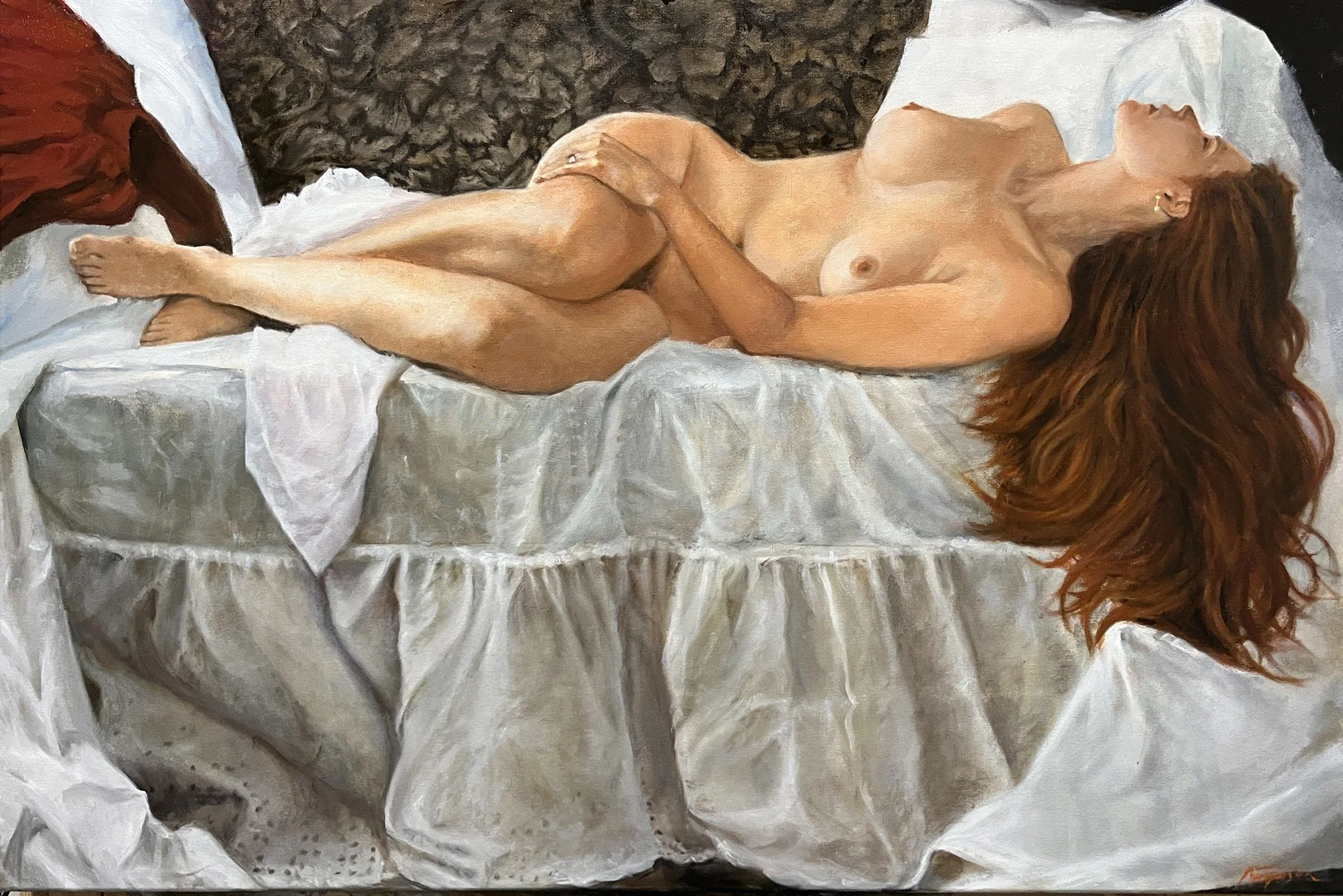 Reclining Nude. Oil on canvas. Richard Ferguson. $9,000.