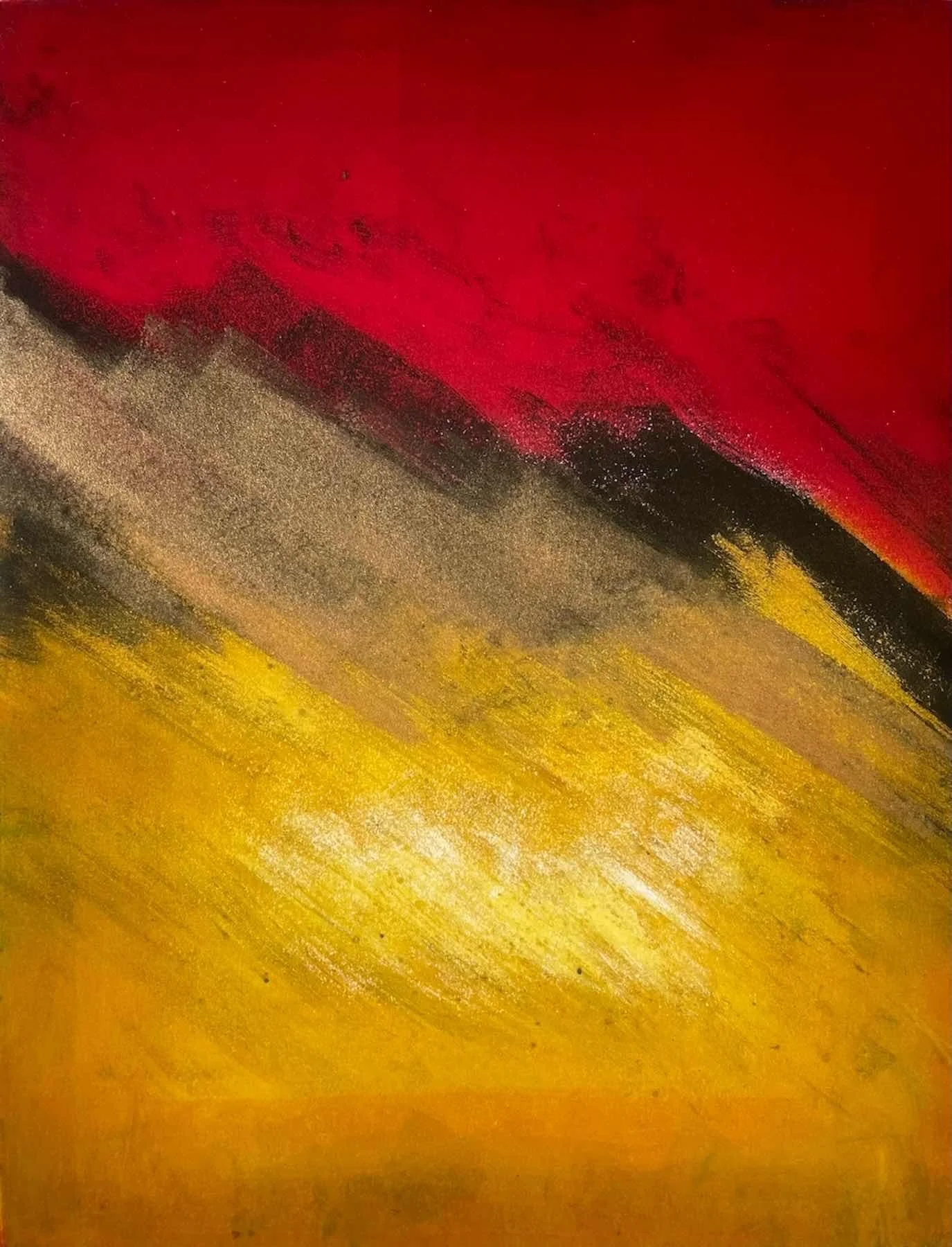 Landscape Monotype 18 by Katherine McDowell. Monoprint. $400.00.