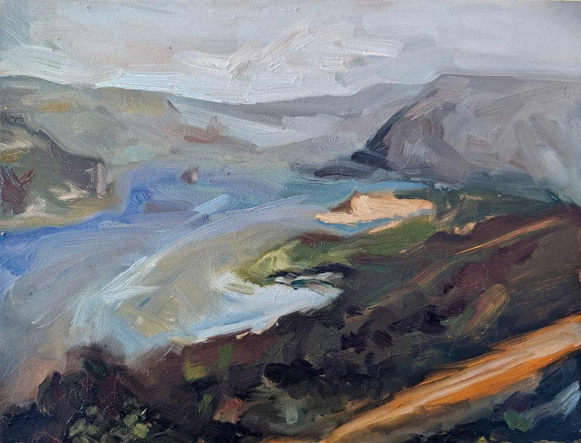 Jian Jiao. Gorge. Oil. $100.00.